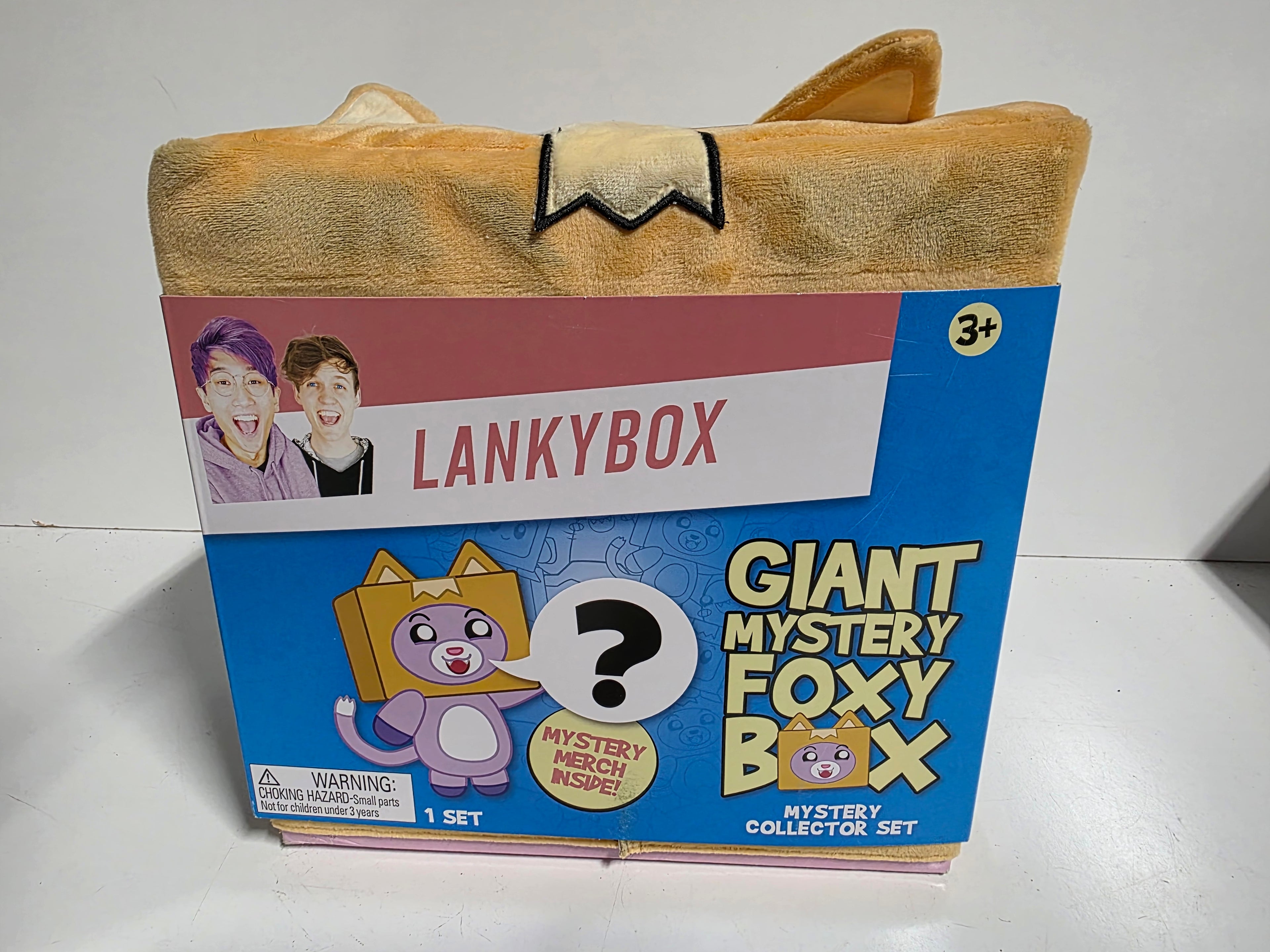 Lankybox Mystery Foxy Box Plush Collector Set with Surprise Toys Gift Pack Kit