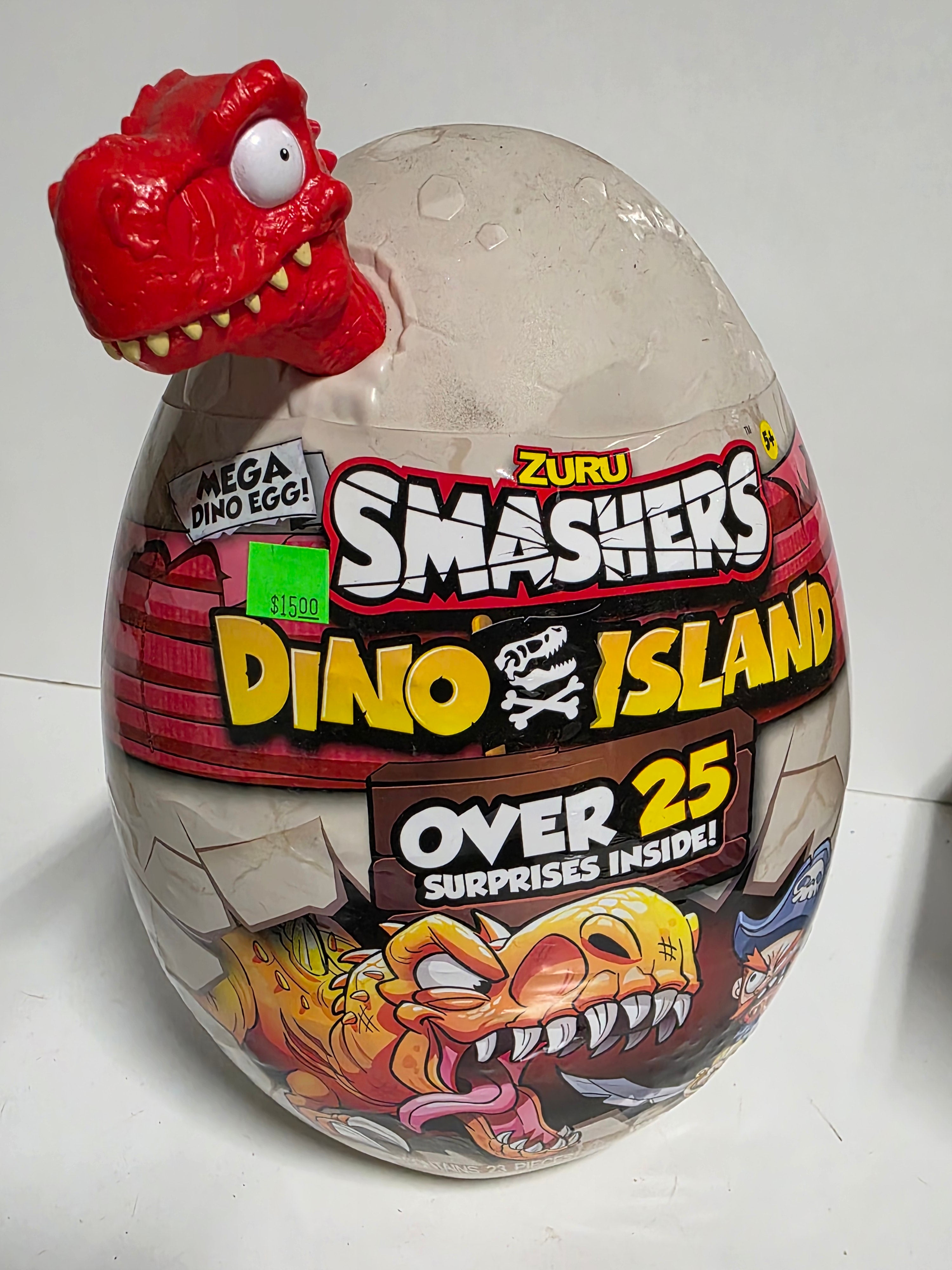 Zuru Smashers Dino Island Mega Dino Egg with 25+ Surprise Pieces
