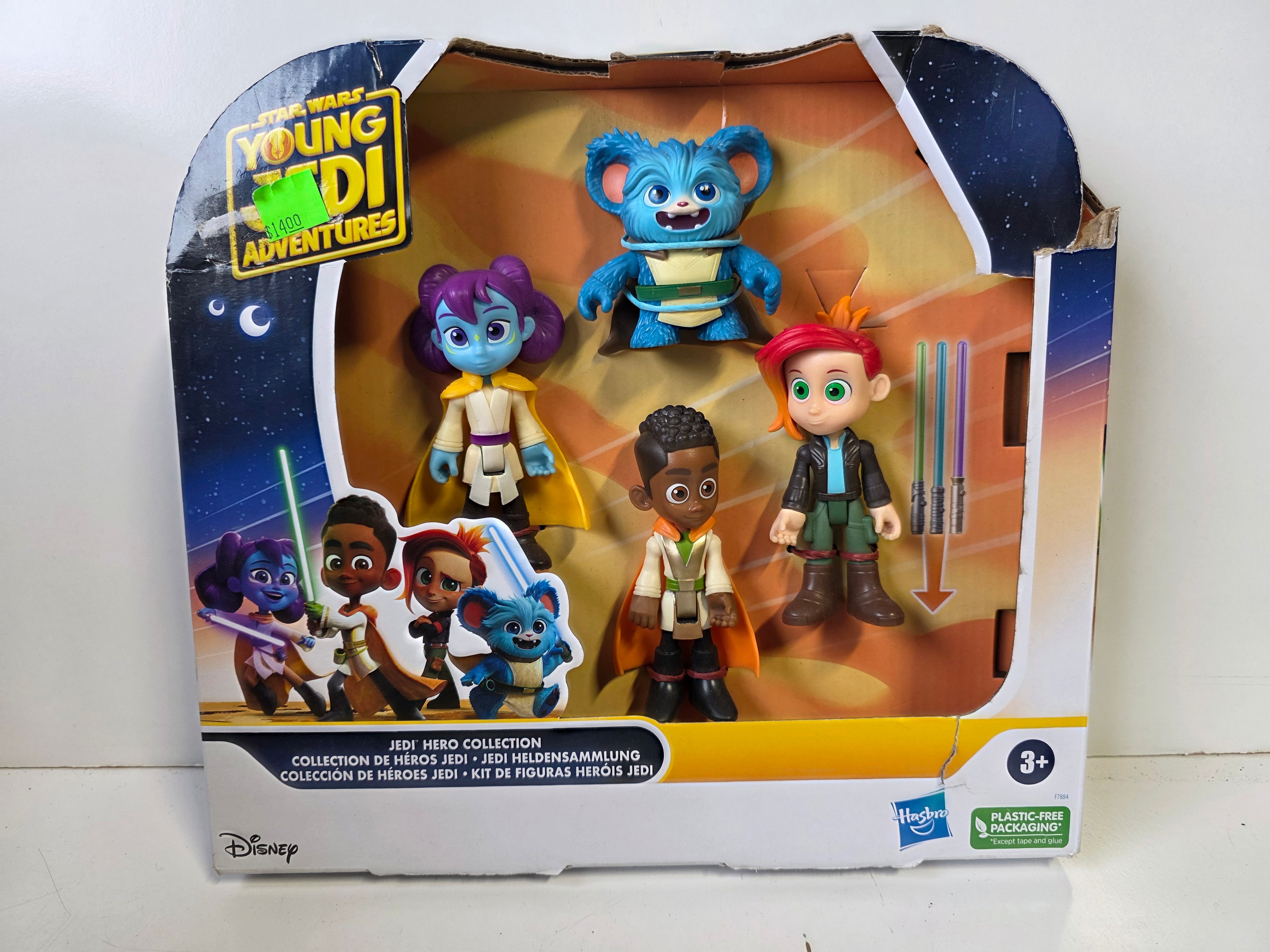 Disney Star Wars Young Jedi Adventures Hero Figure Collection Set Hasbro Toy Pack