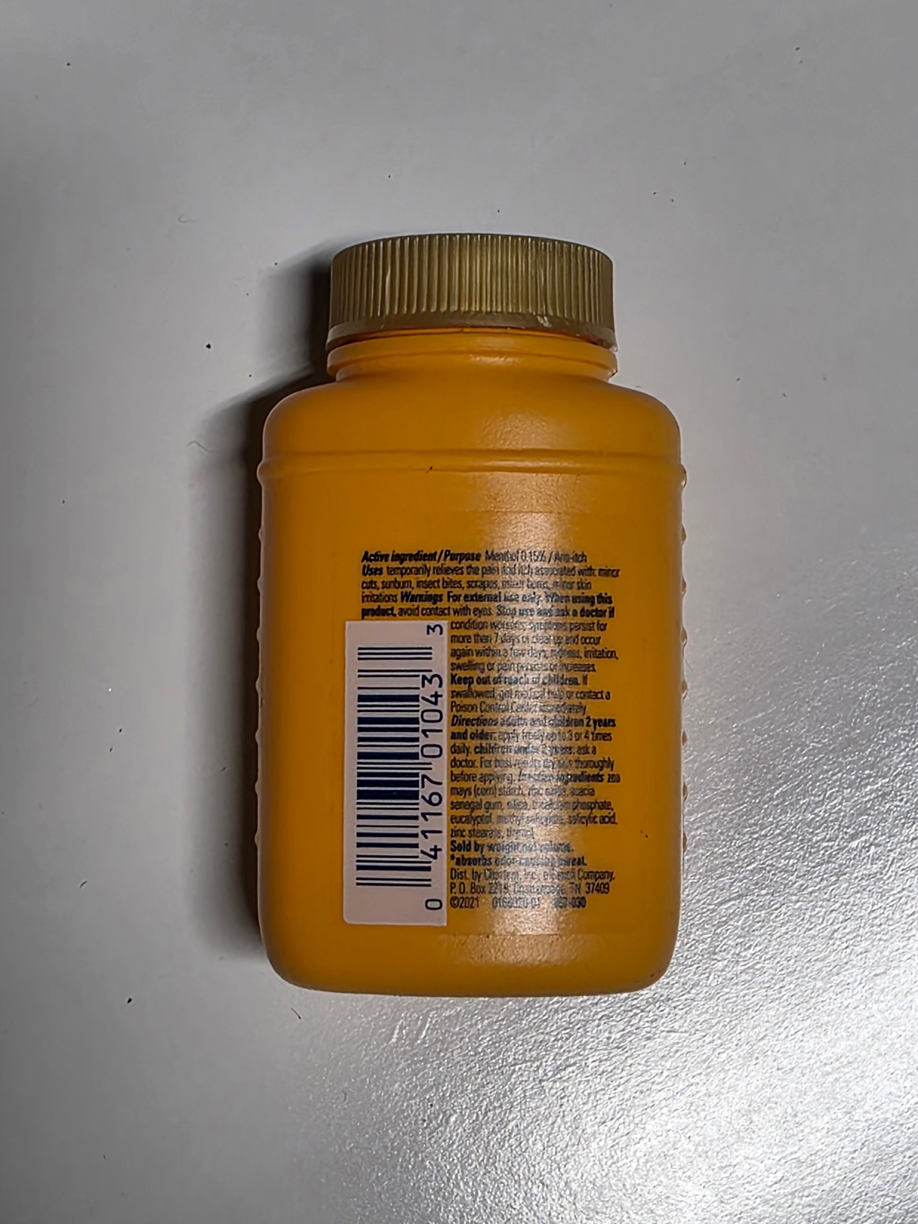 Gold Bond Original Strength Medicated Body Powder Travel Size Anti Itch Bottle