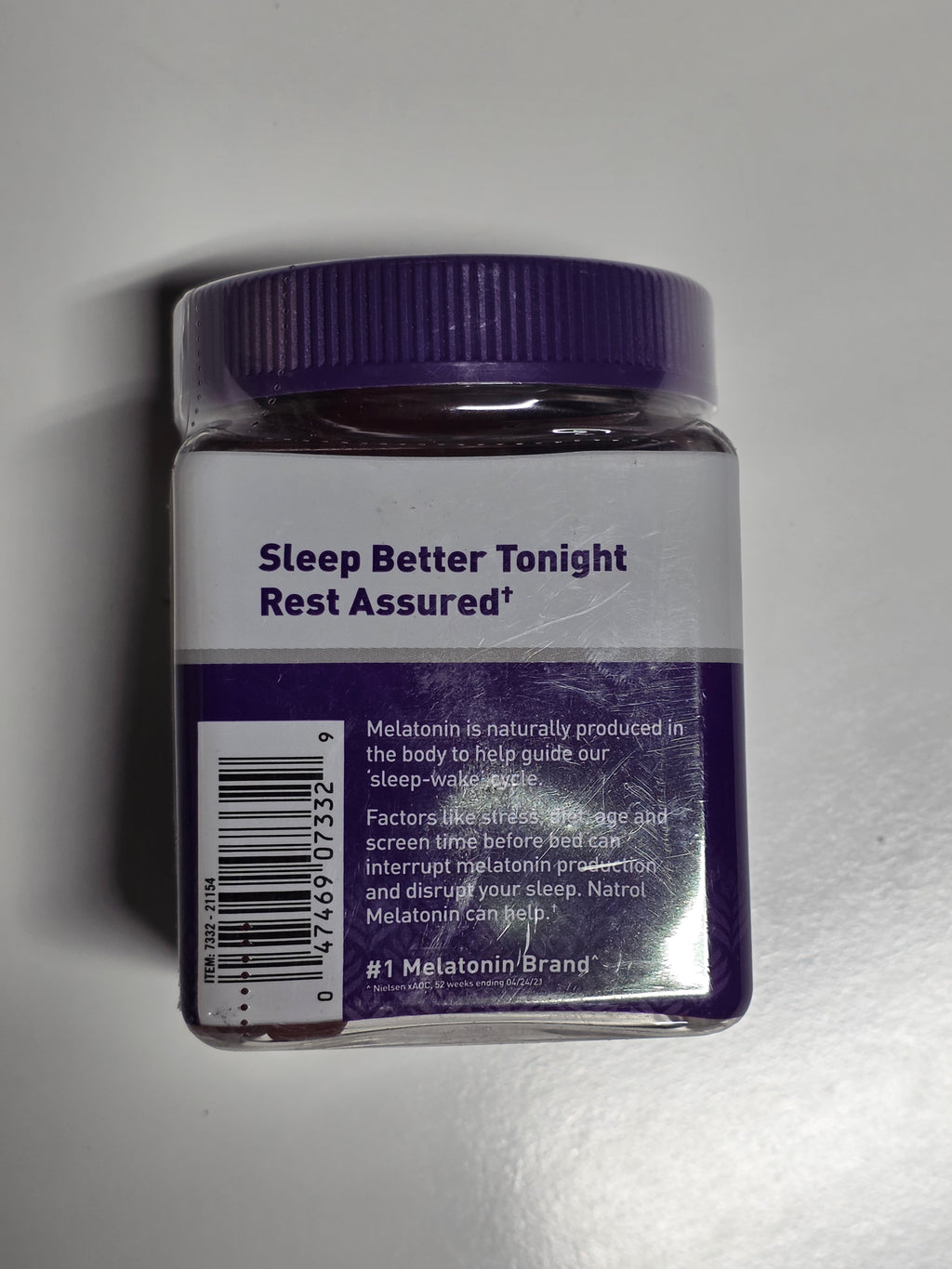 Natrol Melatonin 5mg Strawberry Sleep Gummies 90 Count Drug Free Supplement