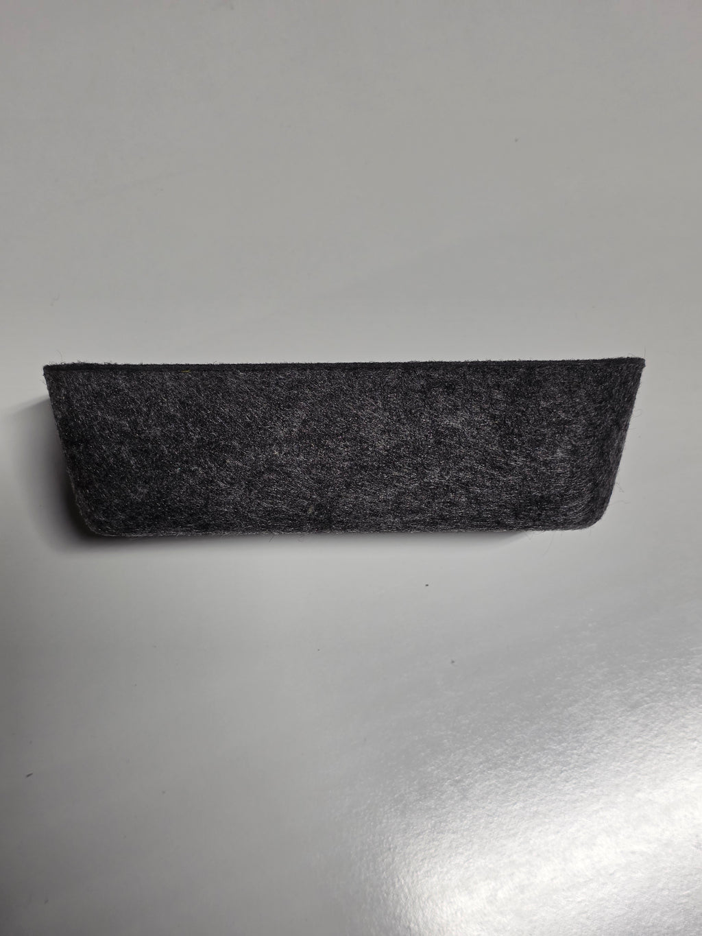 Small Gray Felt Bin Rectangular Storage Tray Organizer Home Office Drawer Insert