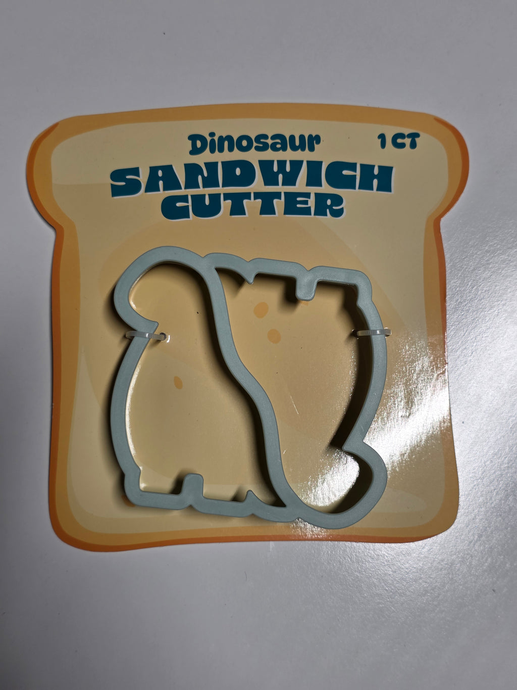 Dinosaur Sandwich Cutter Plastic Lunch Shape Tool Fun Kids Snack Maker