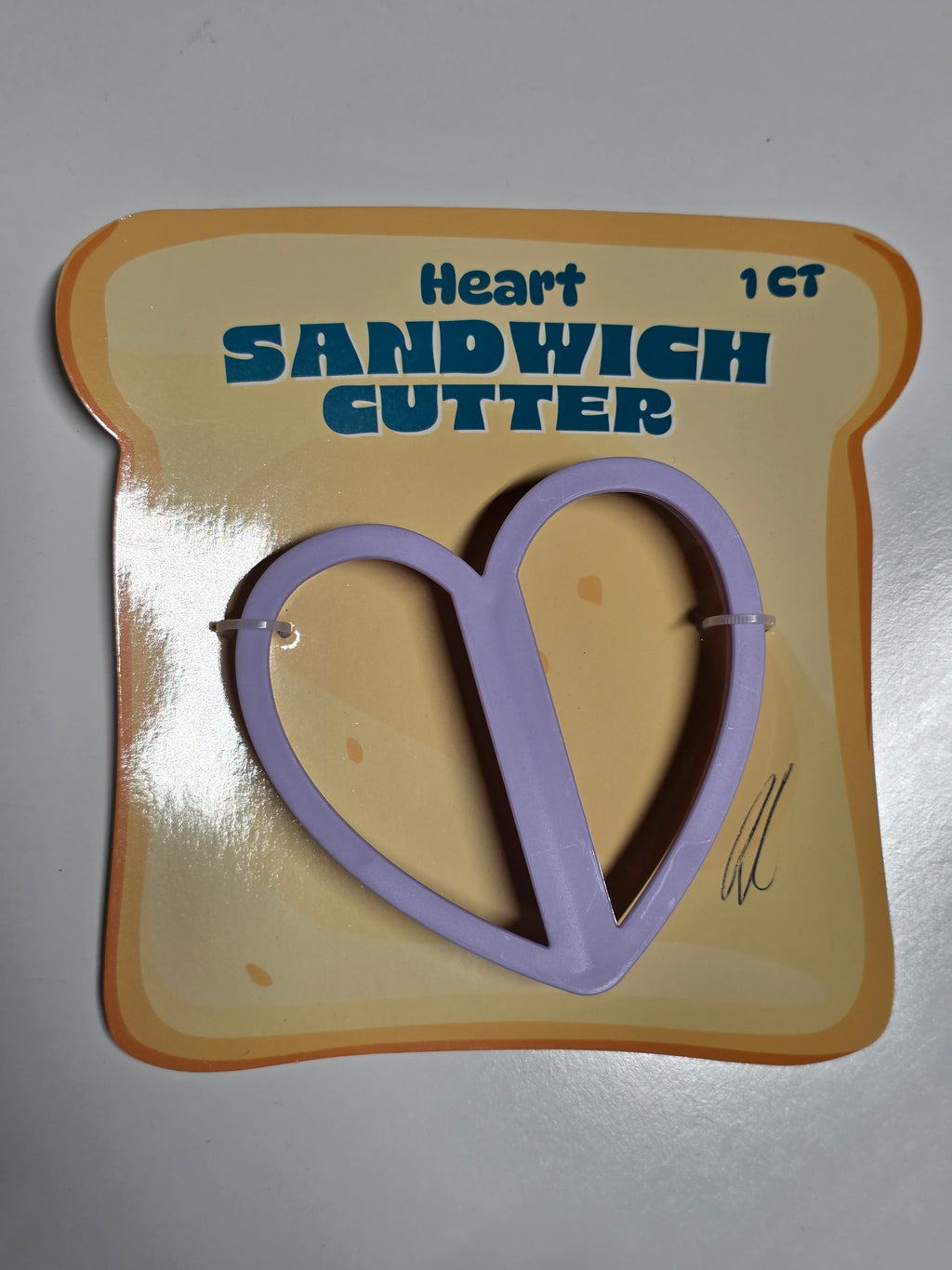 Heart Sandwich Cutter Plastic Lunch Shape Tool Cute Kids Snack Maker