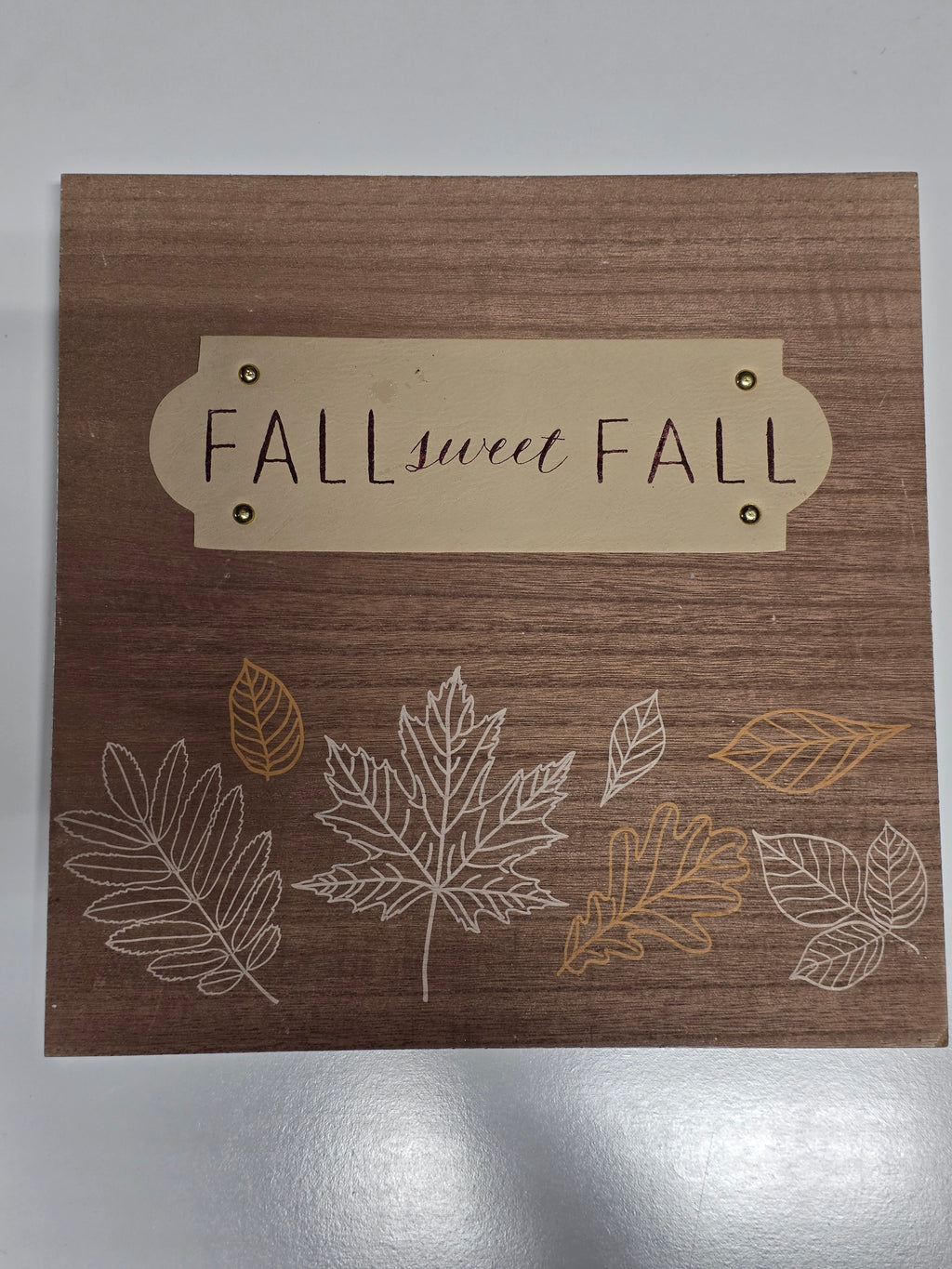 Fall Sweet Fall Wooden Wall Art Autumn Leaf Decor Seasonal Hanging Home Sign