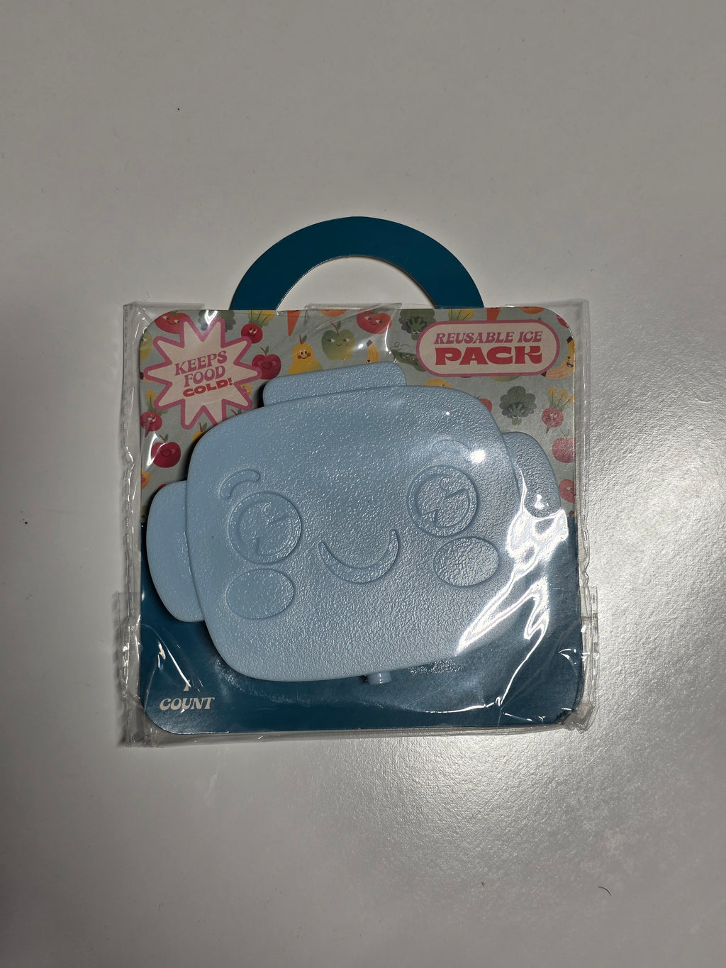 Blue Reusable Robot Ice Pack Cute Lunchbox Cooling Accessory Kids Cold Food Keeper