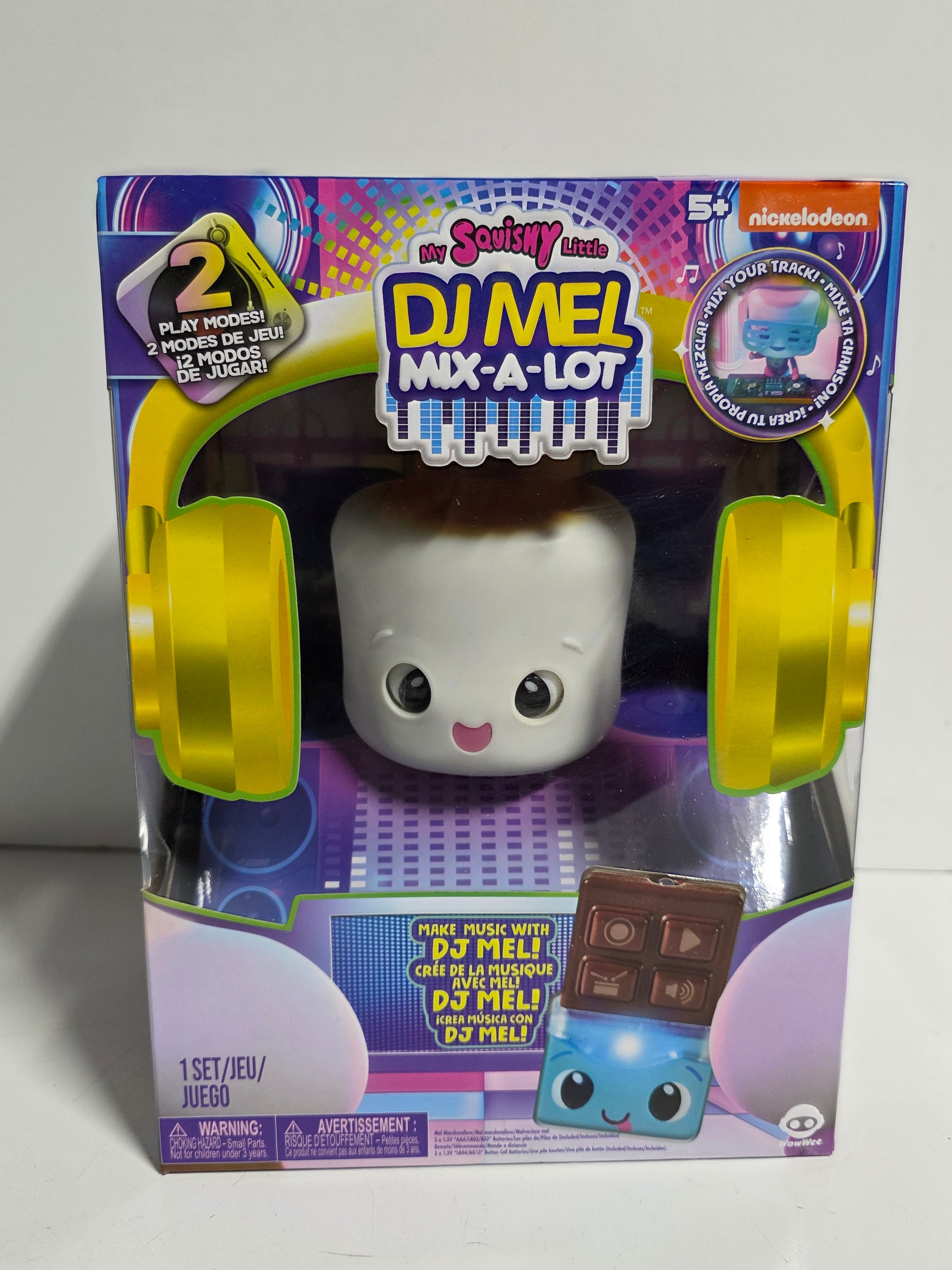 My Squishy Little DJ Mel Mix-A-Lot Interactive Music Toy with Headphones & Remote