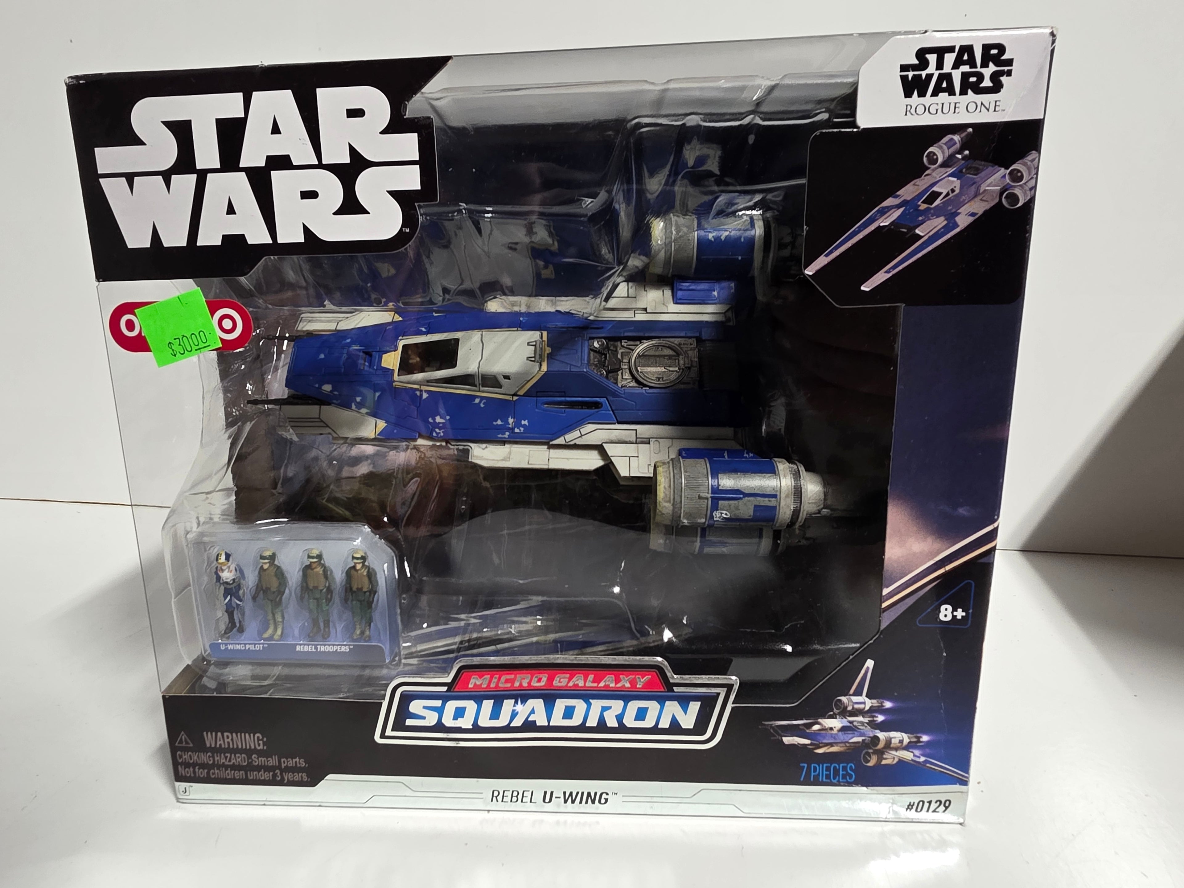 Star Wars Micro Galaxy Squadron Rebel U Wing Rogue One Edition Collector Vehicle Set