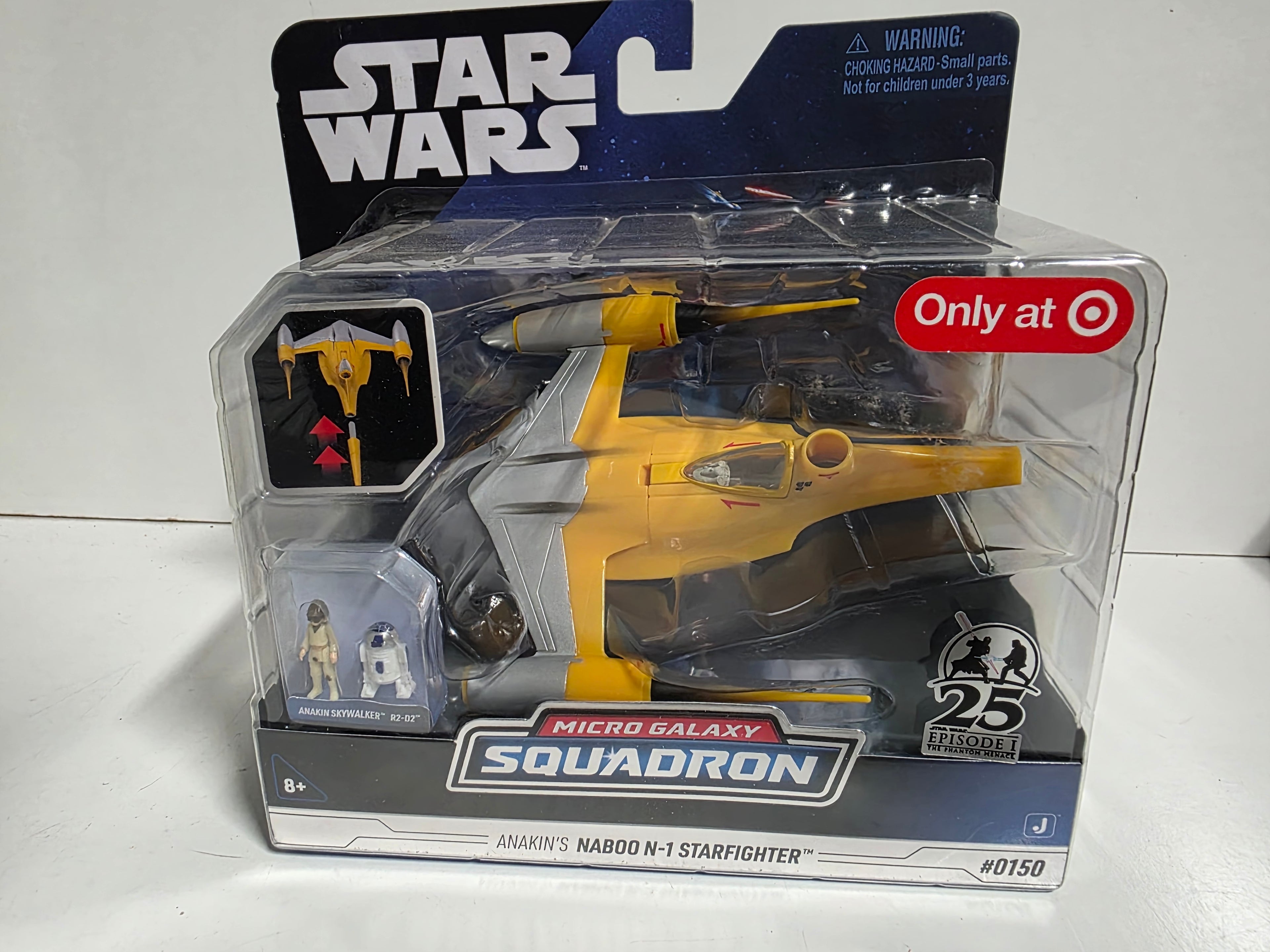Star Wars Micro Galaxy Squadron Anakins Naboo N1 Starfighter Target Exclusive Set