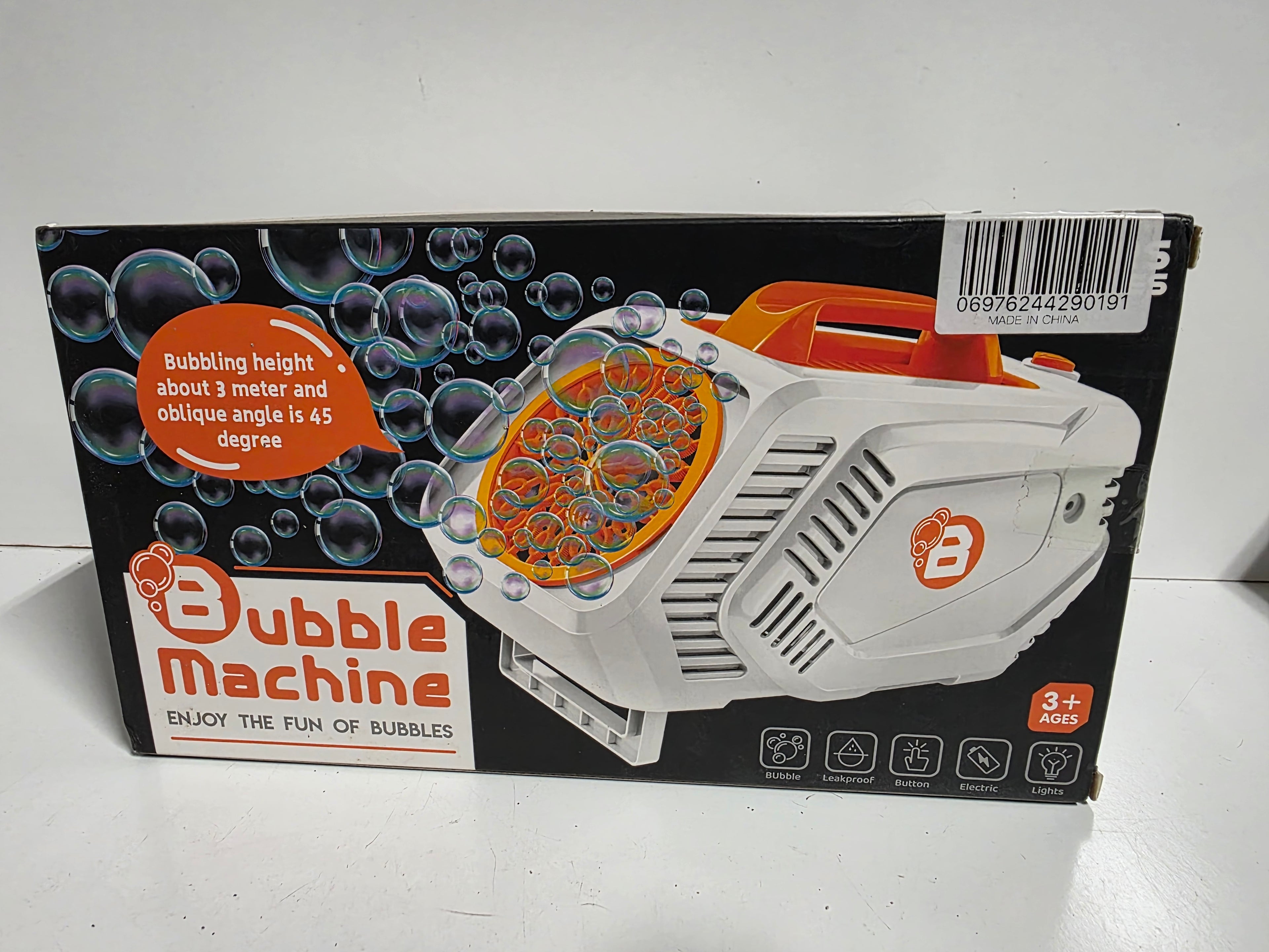 Electric Bubble Machine Outdoor Automatic Bubble Maker Kids Fun Party Toy Set Play