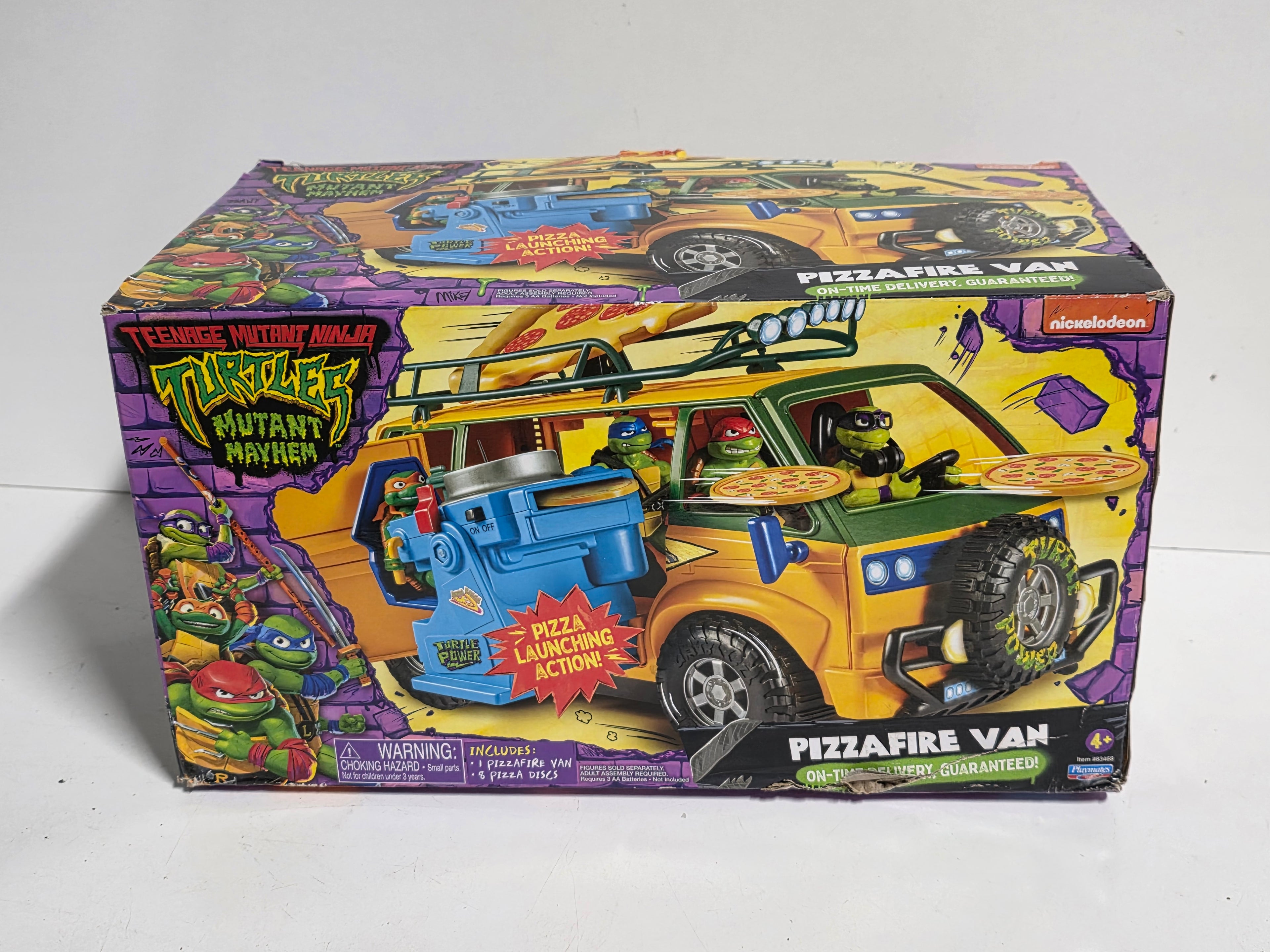Playmates Teenage Mutant Ninja Turtles Mutant Mayhem Pizzafire Van Collectible Toy Set