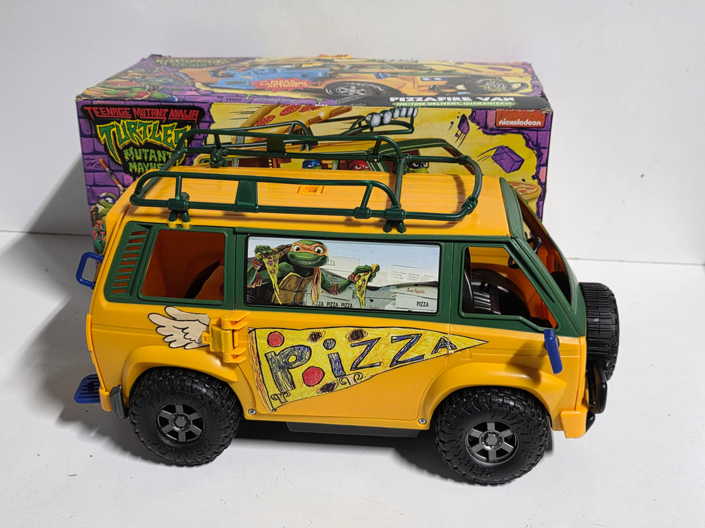 Playmates Teenage Mutant Ninja Turtles Mutant Mayhem Pizzafire Van Collectible Toy Set