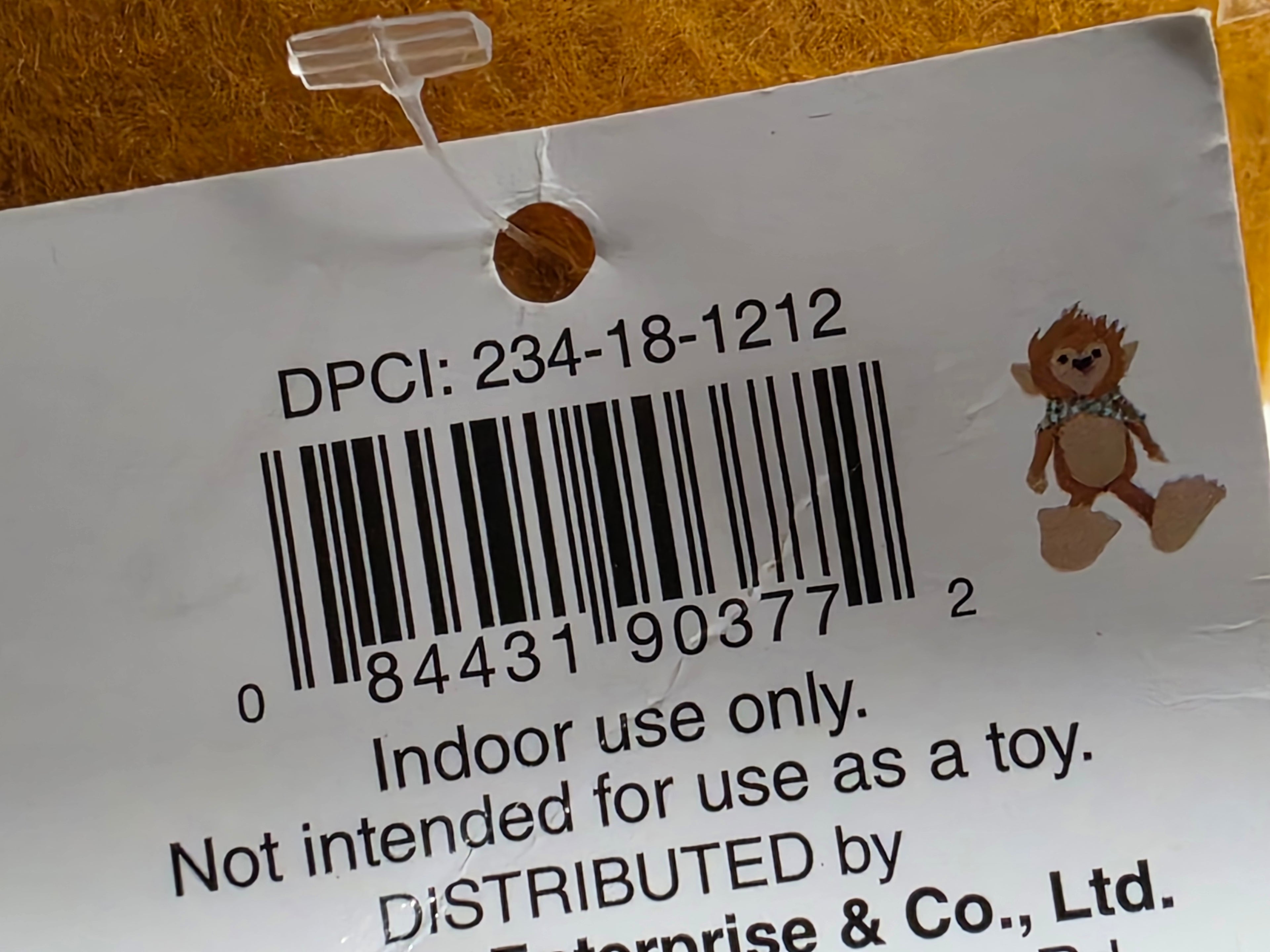 Felt Woodland Creature Figurine Brown Decorative Plush Indoor Display with Scarf