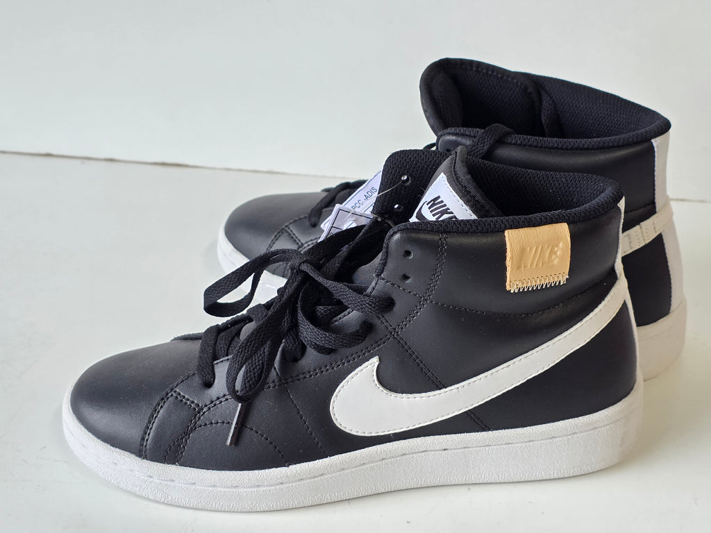 Nike WMNS Court Royale 2 Mid Black White Sample High-Top Sneakers Size W7