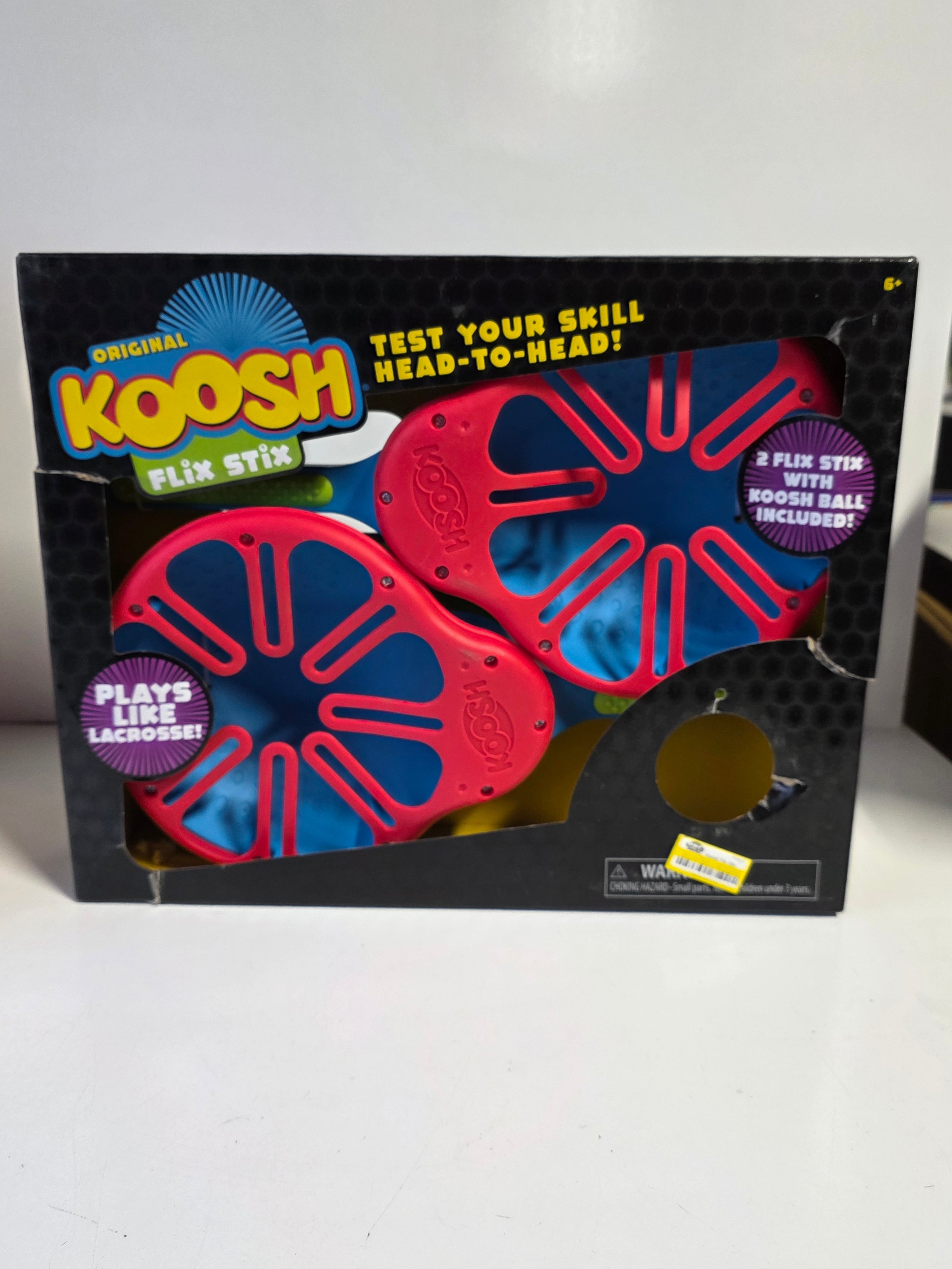 Original Koosh Flix Stix Set with Koosh Ball Kids Outdoor Skill Game by Hasbro