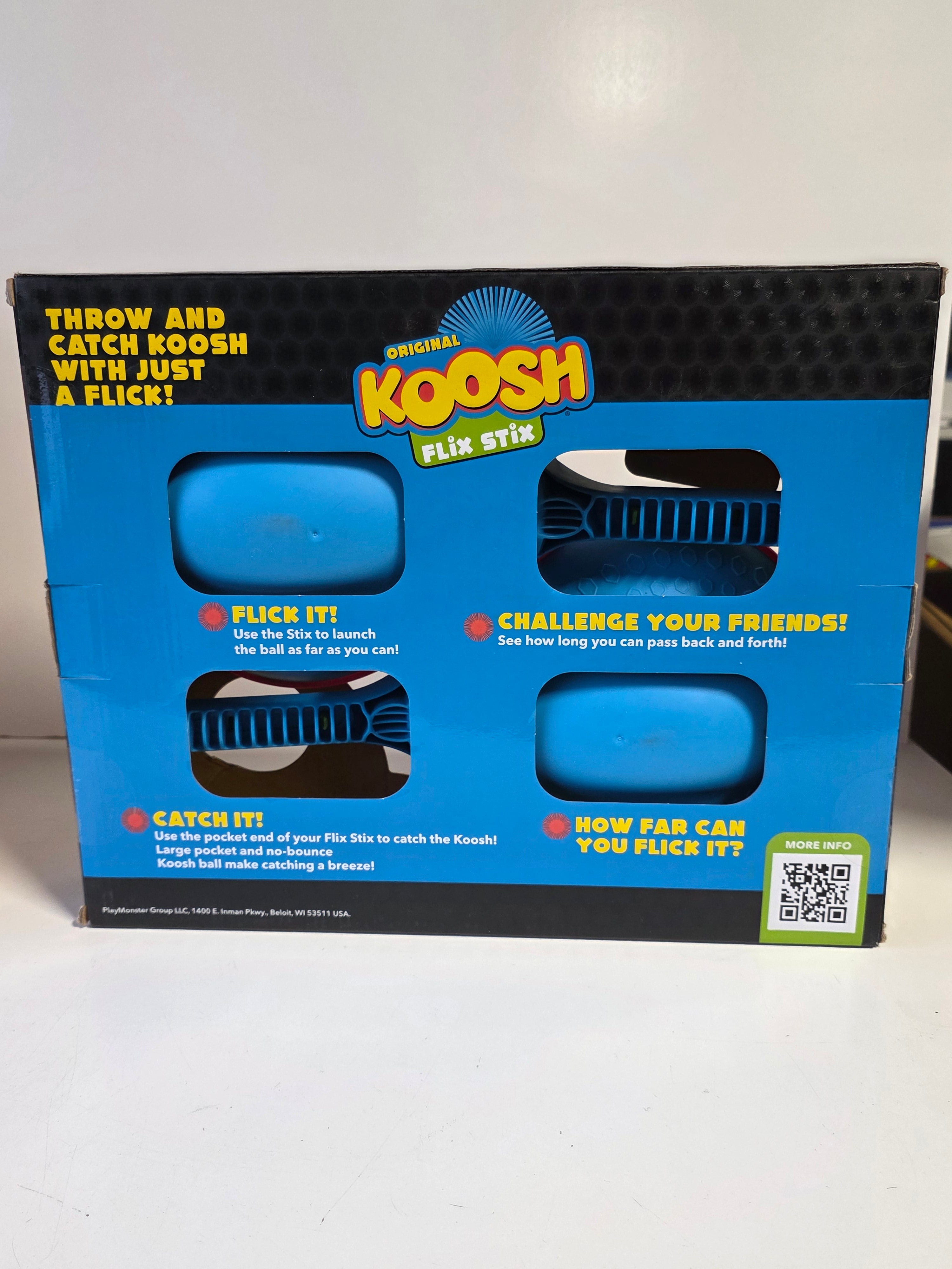 Original Koosh Flix Stix Set with Koosh Ball Kids Outdoor Skill Game by Hasbro