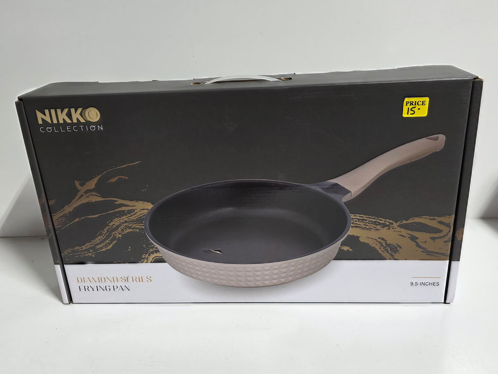 Nikko Collection Diamond Series Nonstick Frying Pan 9.5 Inch Kitchen Cookware Set