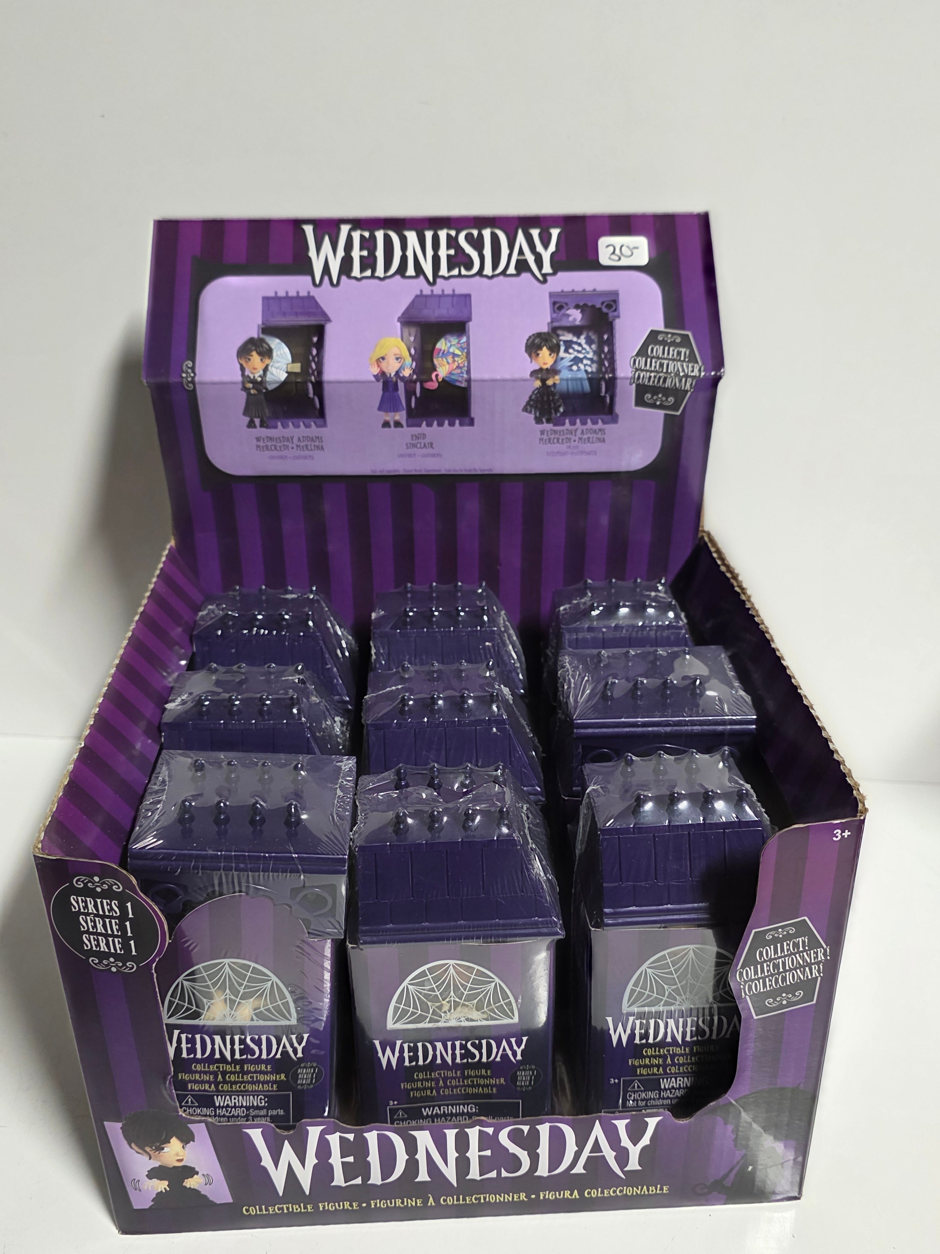 Wednesday Series 1 Mystery Collectible Figure Blind Box Goth-Themed Mini Figurine