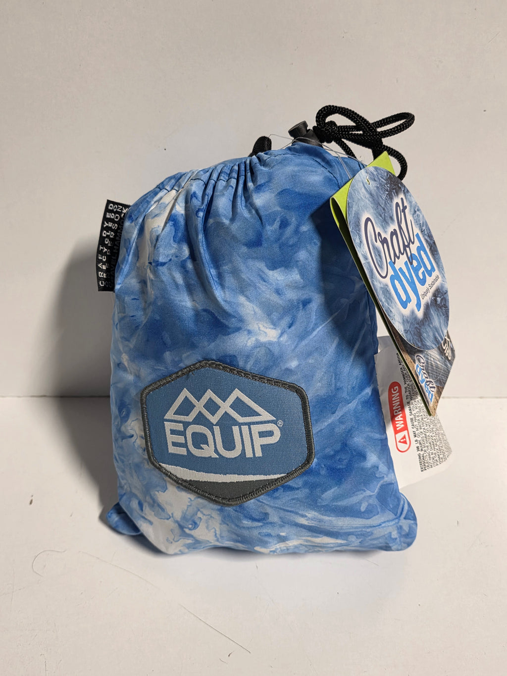 Equip Craft Dyed 1 Person Recycled Polyester Hammock Navy Blue Lightweight Outdoor Gear