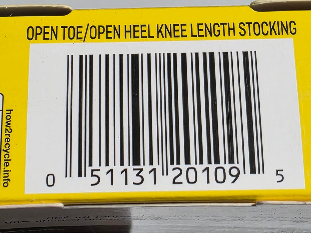 3M Futuro Large Open Toe Open Heel Knee Length Firm Compression Medical Support Stocking