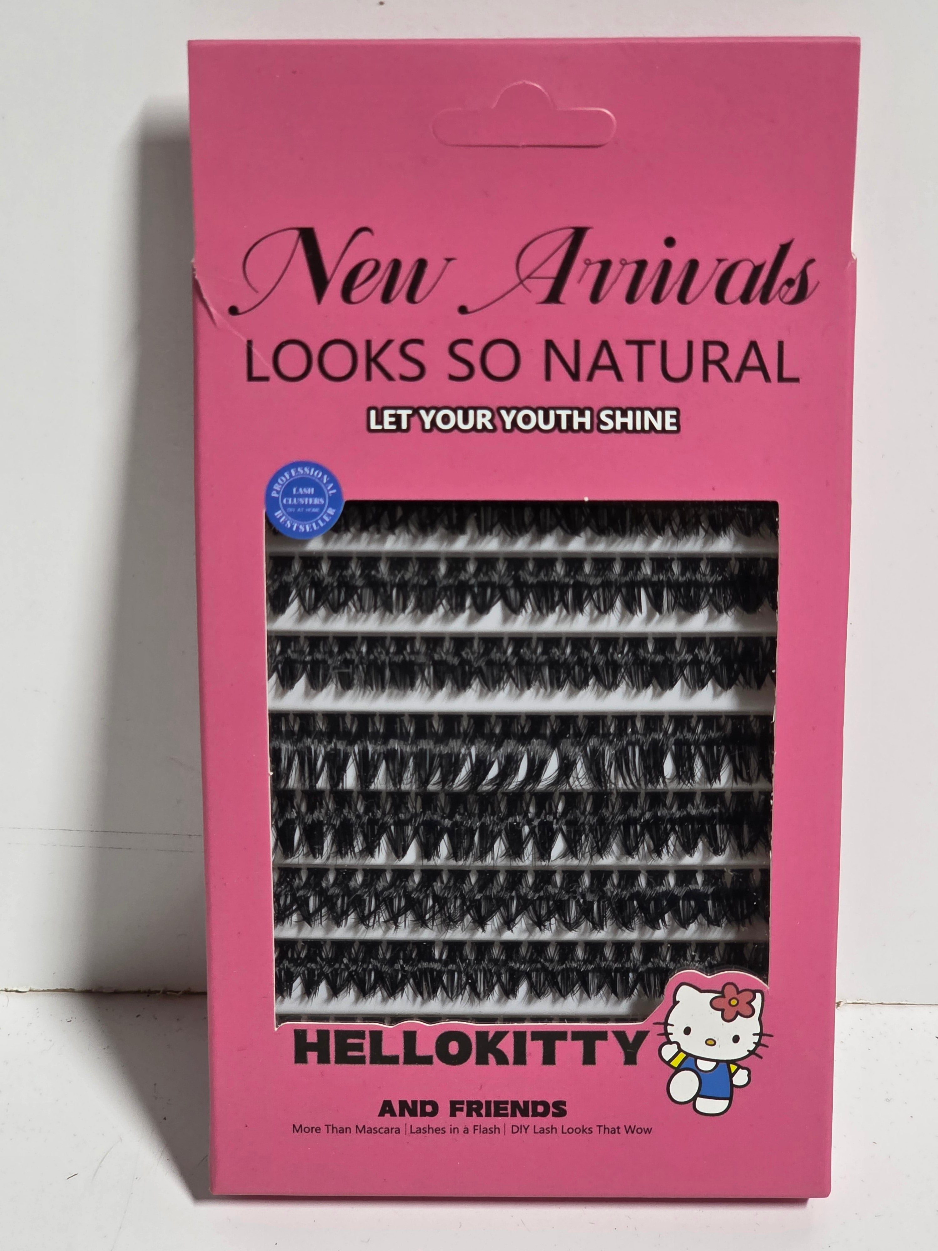 Hello Kitty Natural Look False Eyelash Extension Set New Arrivals Multi Layer Lash Pack