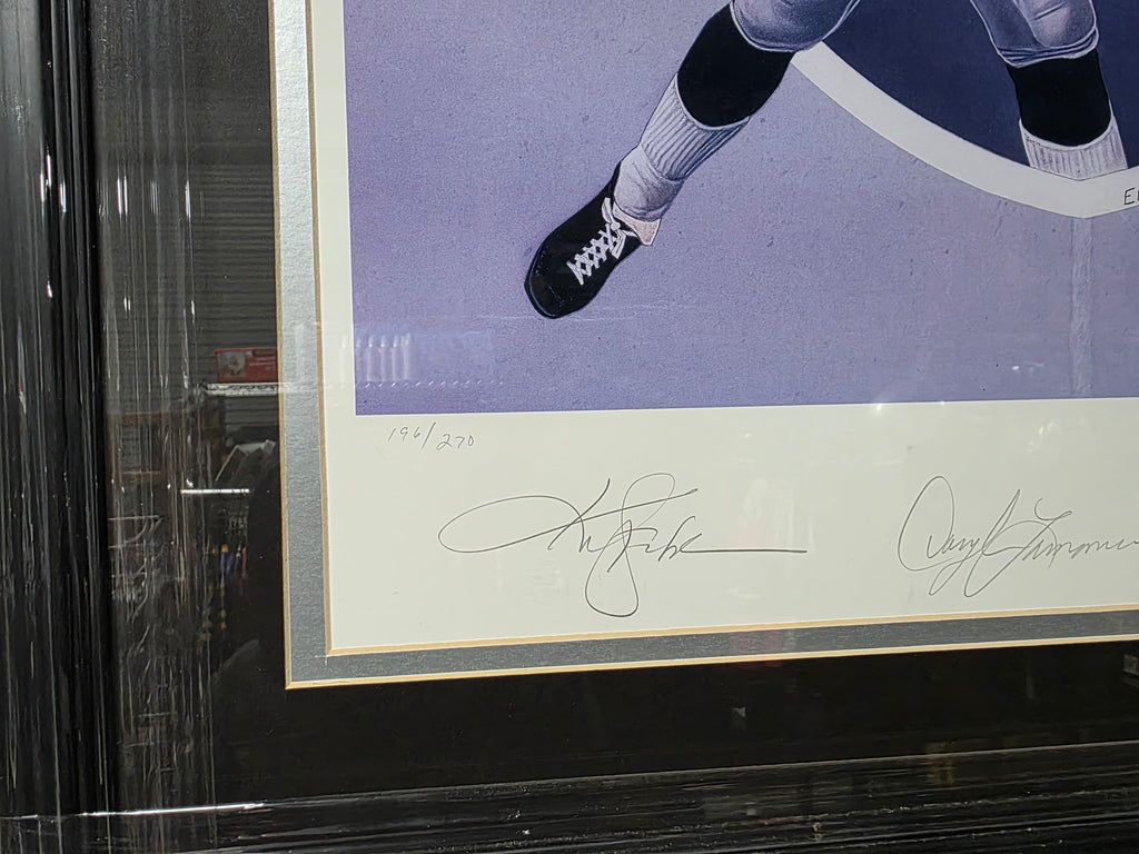 Signed Autograph Raiders QB Legends Stabler Lamonica Plunkett Framed Limited Lithograph
