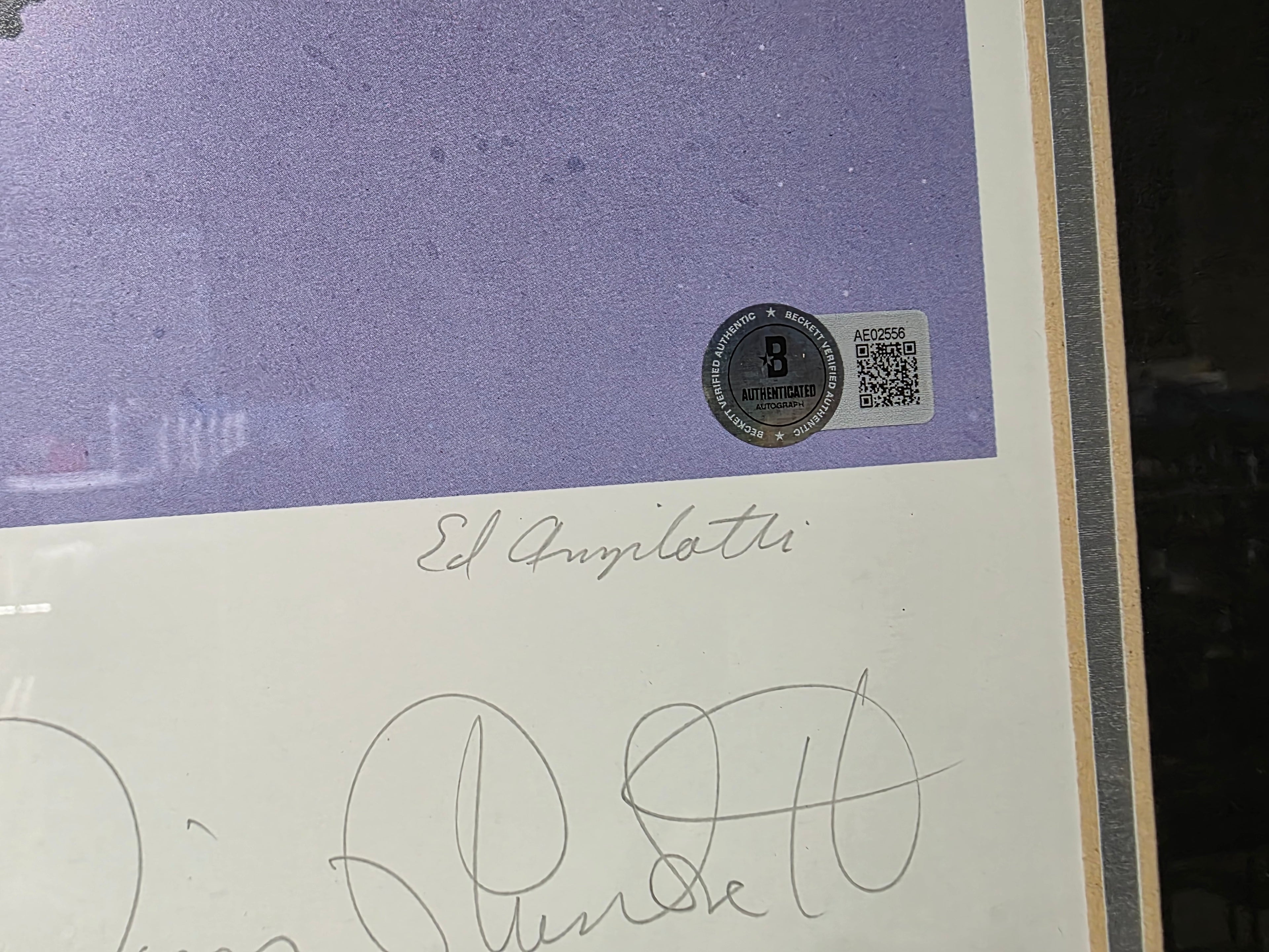 Signed Autograph Raiders QB Legends Stabler Lamonica Plunkett Framed Limited Lithograph