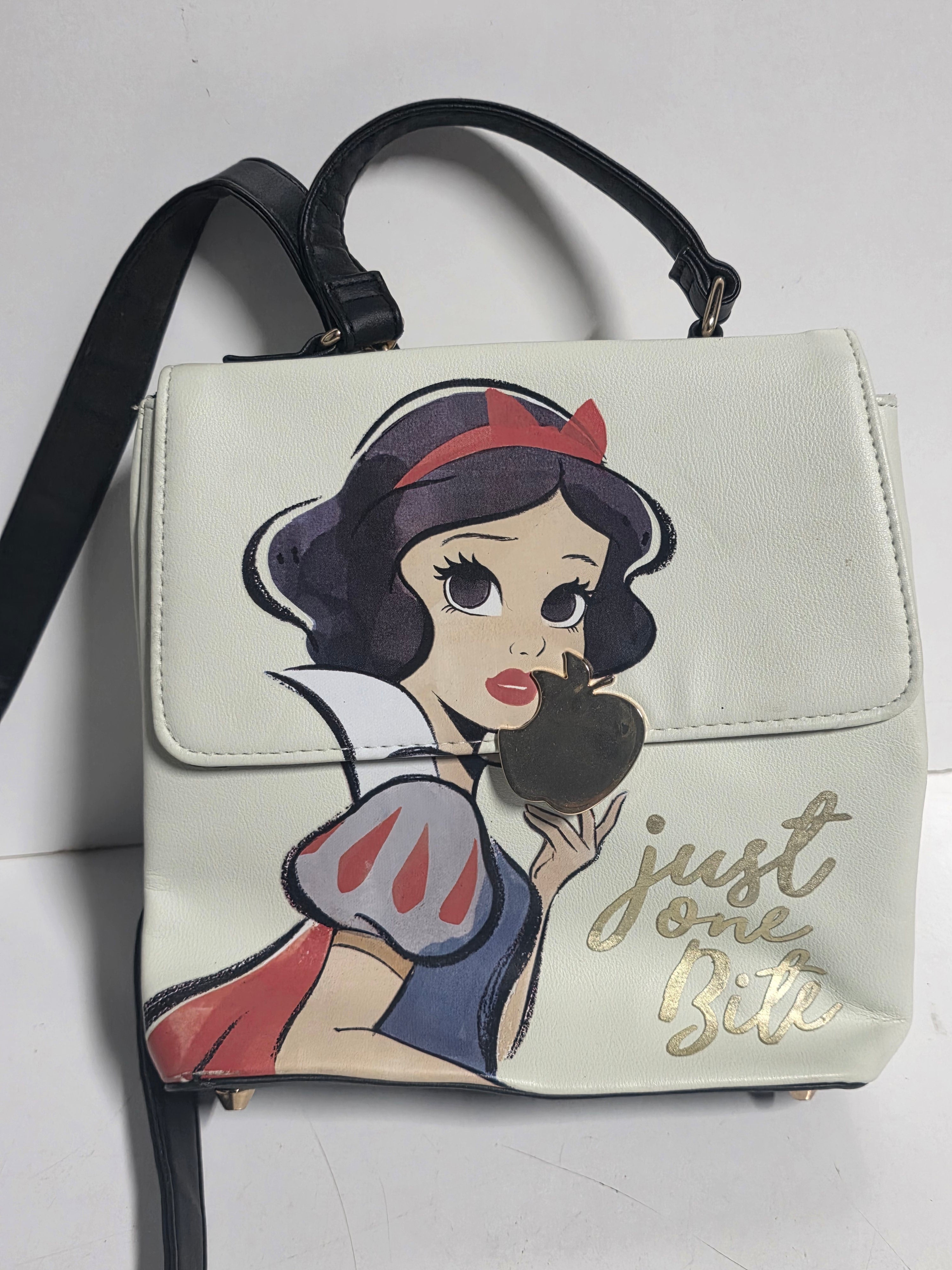Disney Snow White Crossbody Handbag Just One Bite Character Purse Collectible