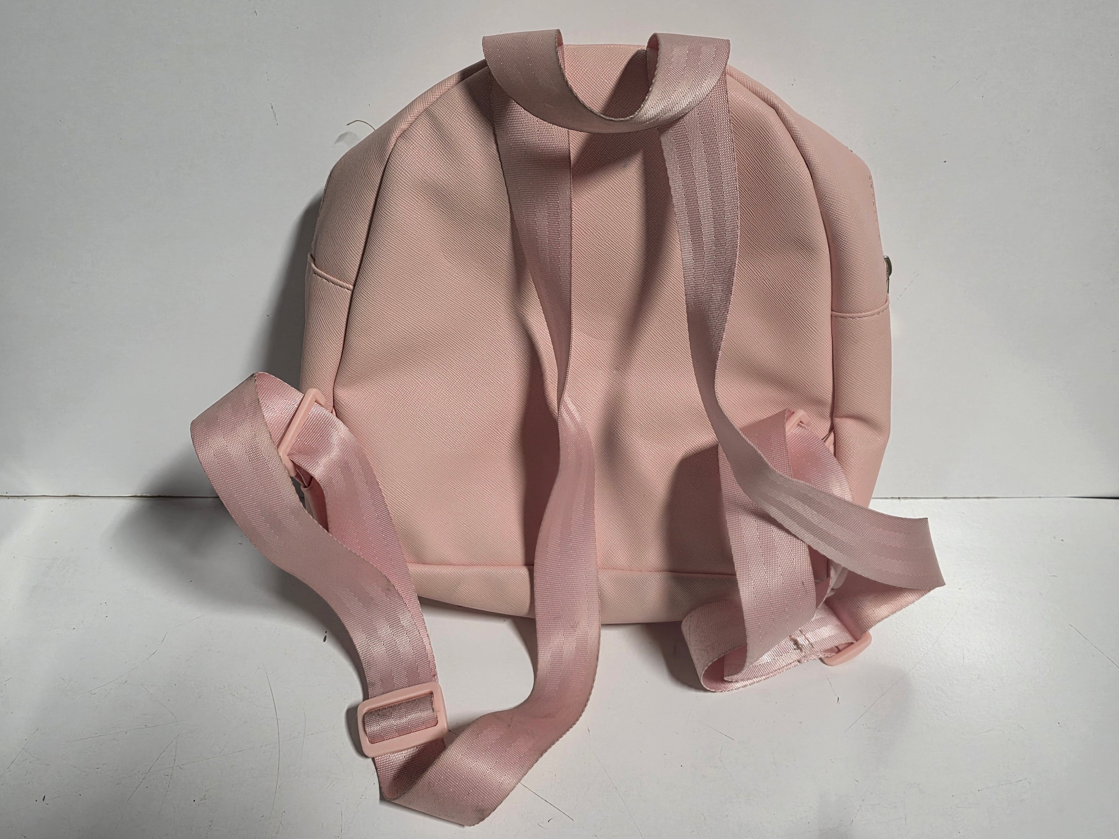 Disney Minnie Mouse Pink Mini Backpack Faux Leather Small Daypack Bag Collectible