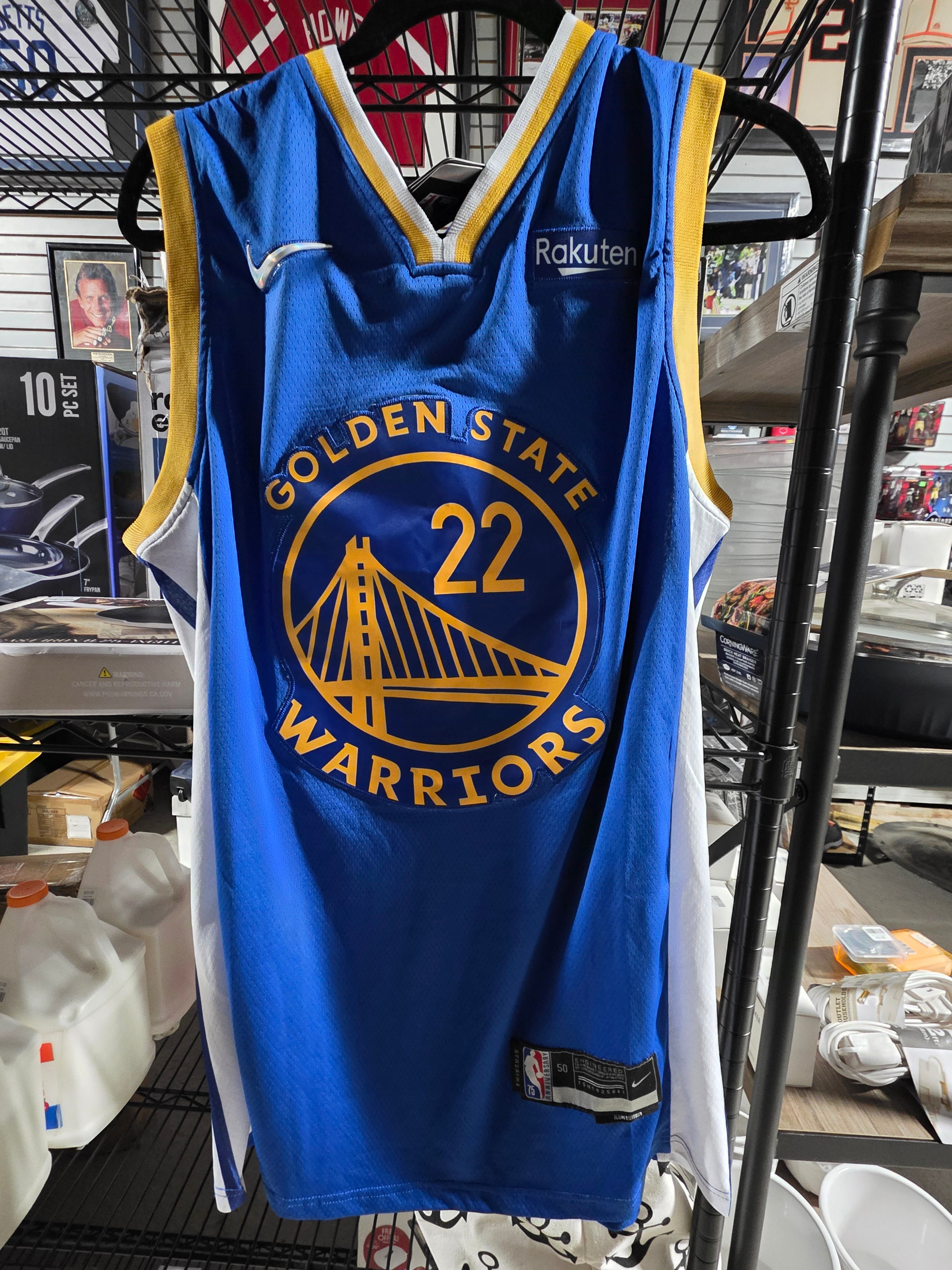 Nike Golden State Warriors Andrew Wiggins 22 NBA Icon Edition Jersey Size 50
