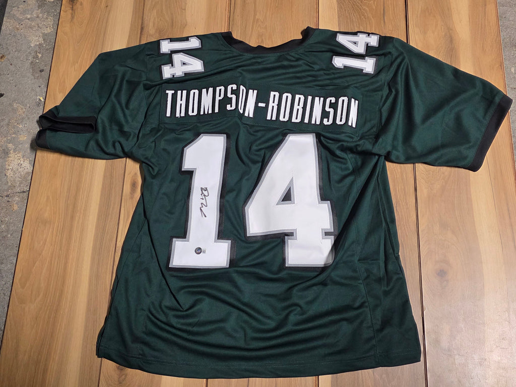 Dorian Thompson Robinson Signed Philadelphia Eagles 14 Jersey XL Autograph