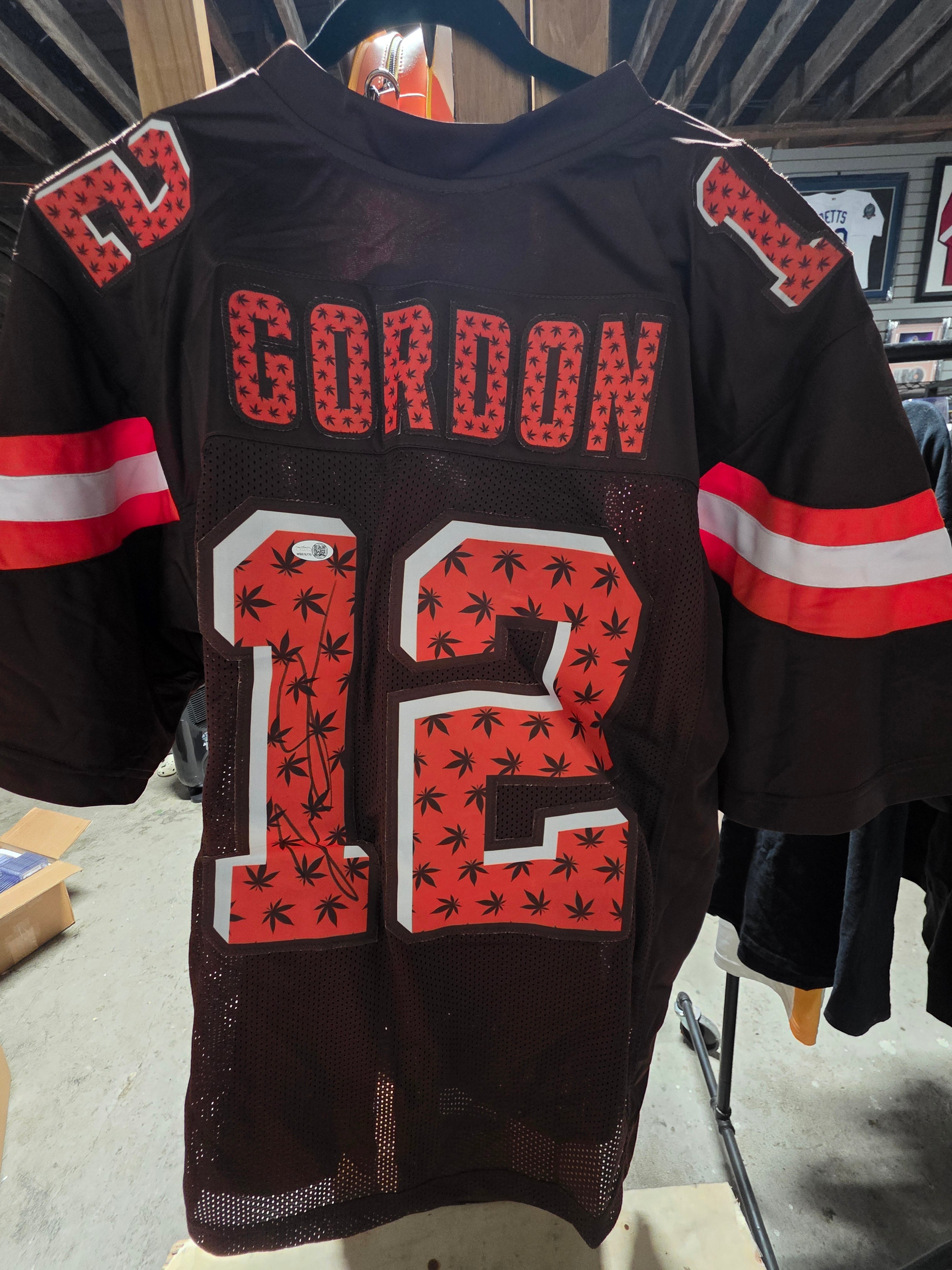 Josh Gordon Signed Cleveland Browns 12 Camo Football Jersey Autograph Beckett