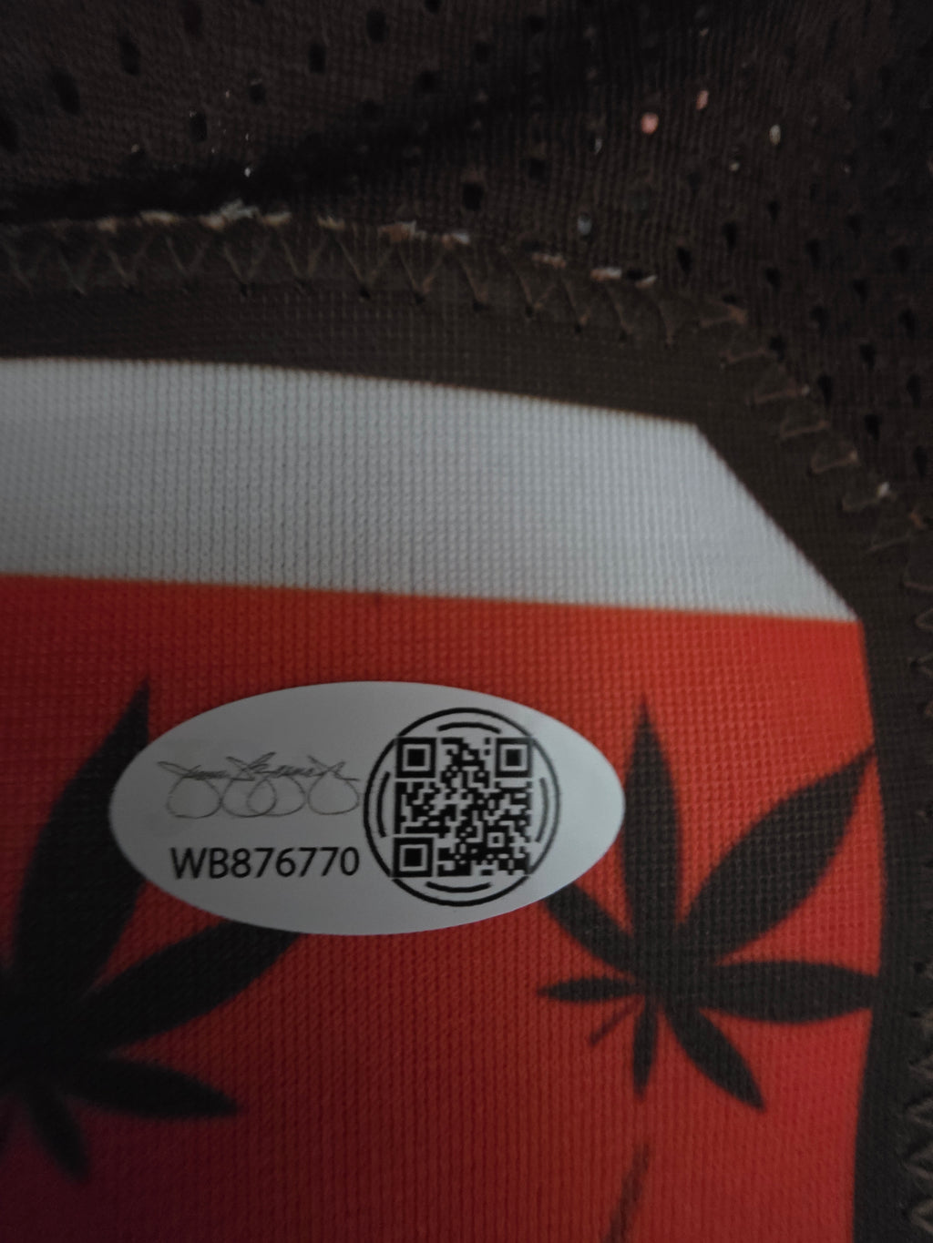 Josh Gordon Signed Cleveland Browns 12 Camo Football Jersey Autograph Beckett