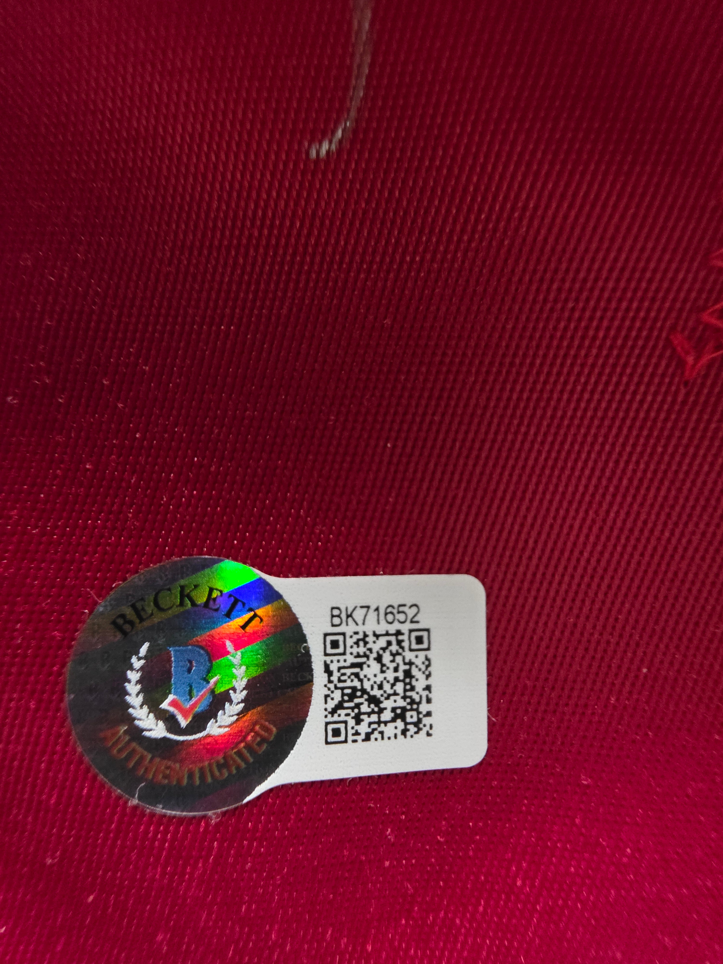 Ronnie Bell Signed Autograph Number 10 White Football Jersey Beckett Authenticated