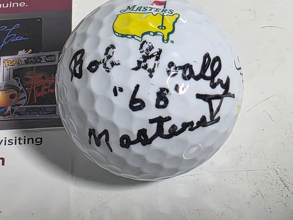 🏌️‍♂️ Autographed Masters Golf Ball – Bob Goalby "1968 Masters" + JSA Certified 🏆
