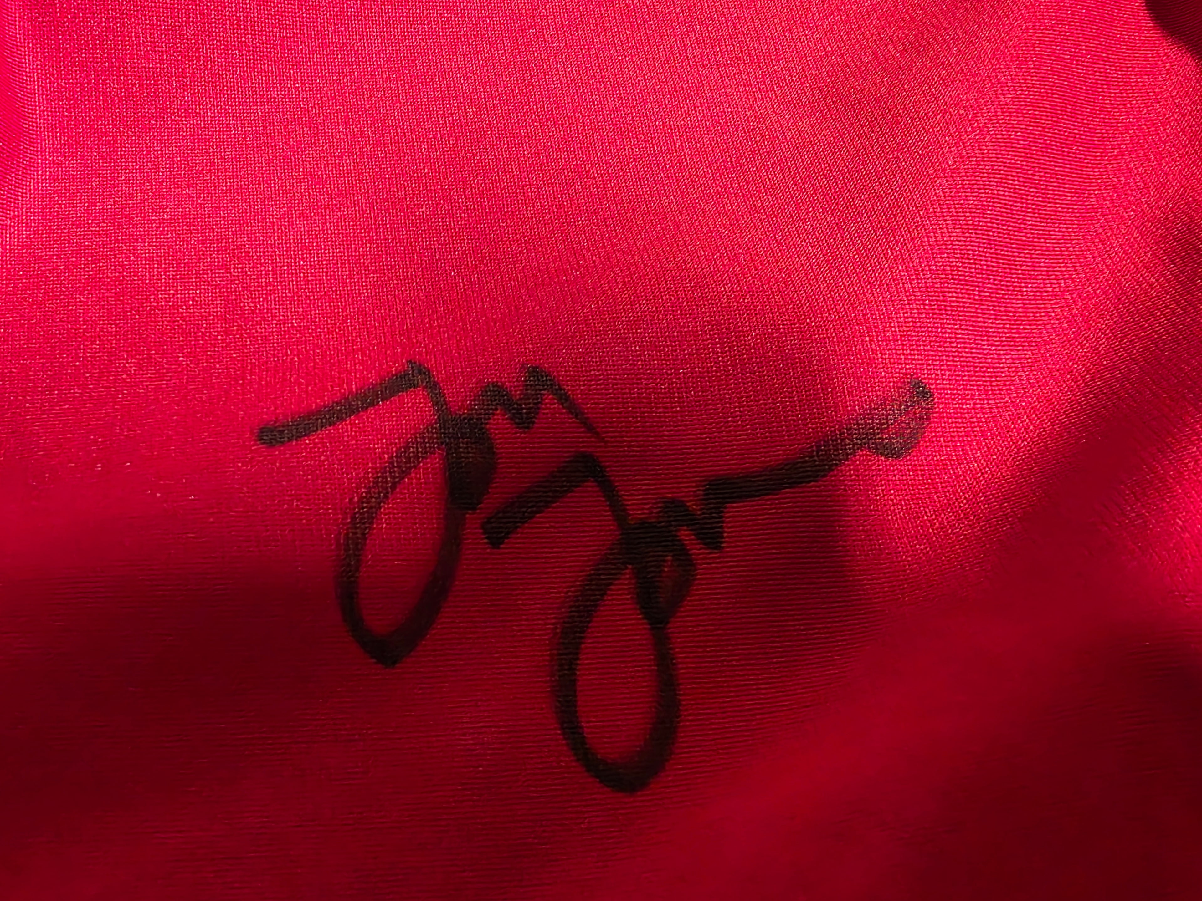 Jon Jones Signed MMA Fight Trunks Autographed Jon Bones Jones UFC Collectible Gear
