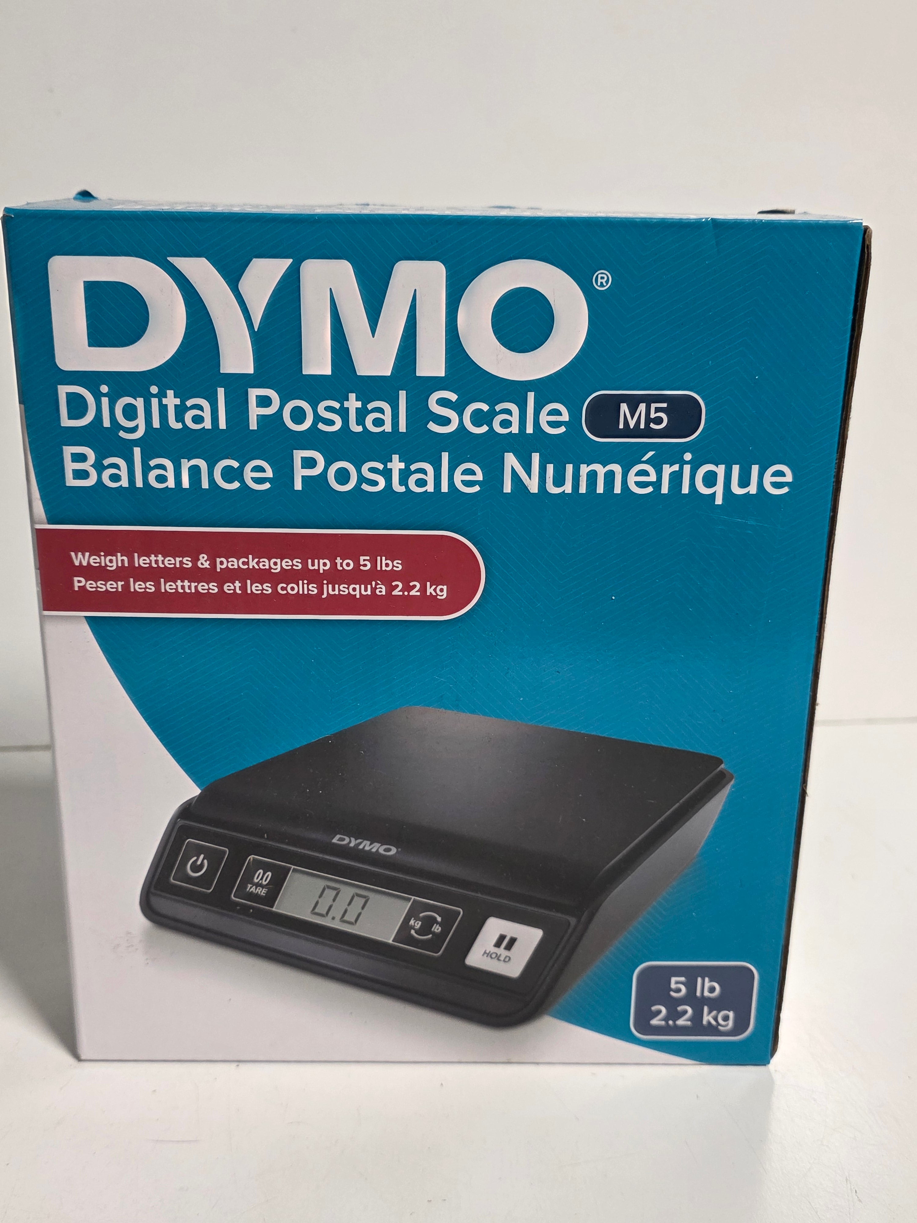 DYMO Digital Postal Scale M5 5lb Package Shipping Office Desktop Scale Tool