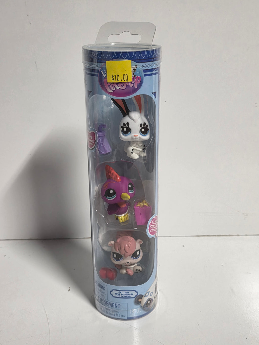 Littlest Pet Shop Pet Trio Figure Set Collectible Toy Animals Kids Playset