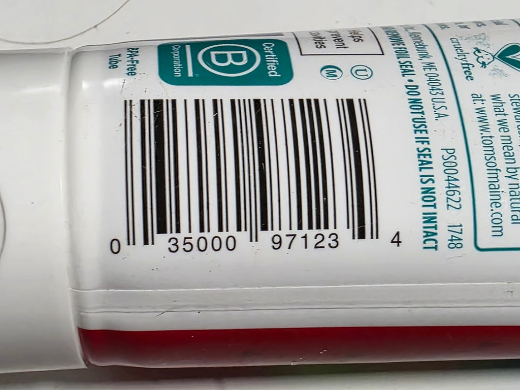 Toms of Maine Kids Natural Fluoride Toothpaste Silly Strawberry 4.2oz Tube Care
