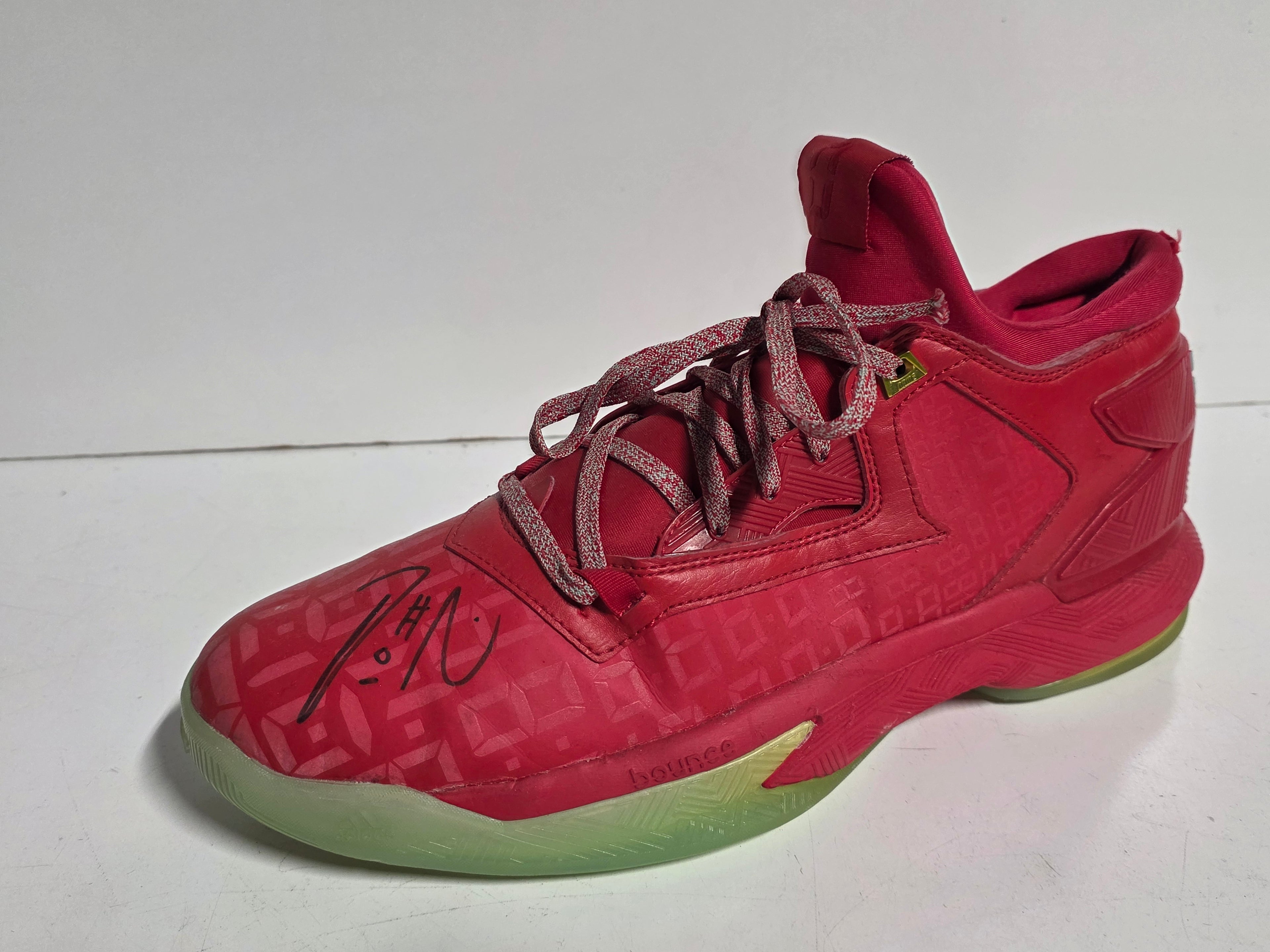 Adidas Damian Lillard Autograph Signed Basketball Shoe NBA Memorabilia Rare