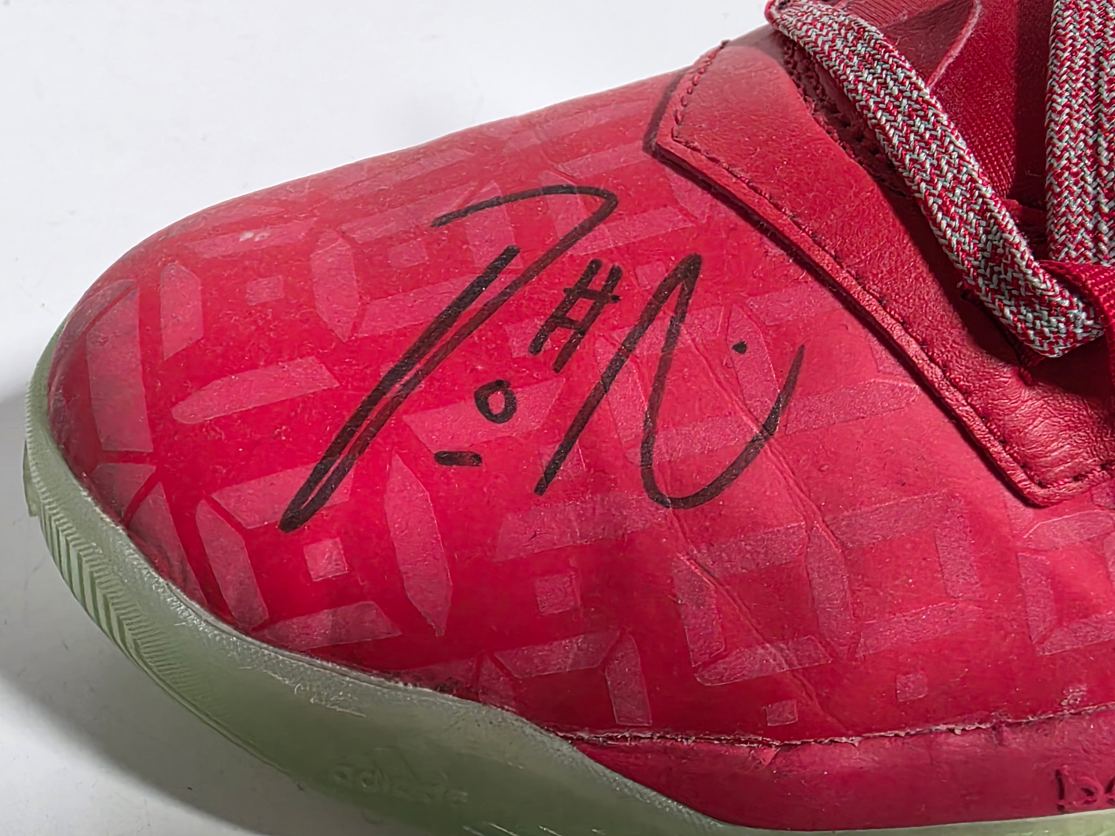 Adidas Damian Lillard Autograph Signed Basketball Shoe NBA Memorabilia Rare