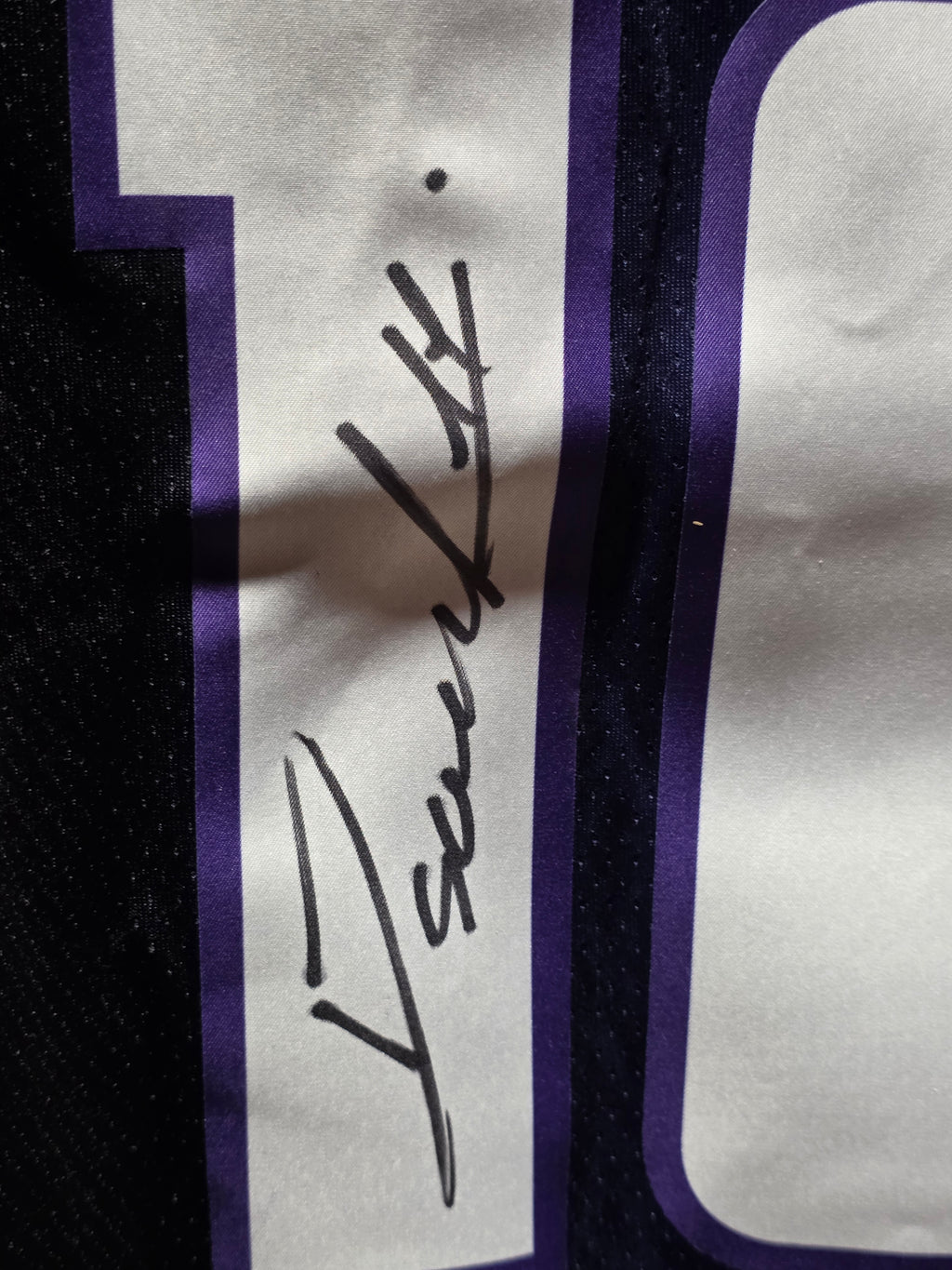 Nike Sacramento Kings Jersey Autographed DeMar DeRozan Domantas Sabonis Signed
