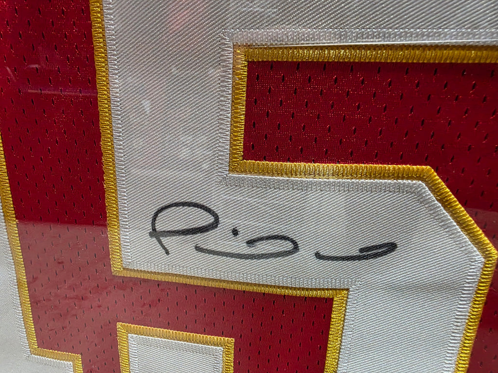 Patrick Mahomes Signed Autograph Kansas City Chiefs Jersey Framed NFL Display Collectible