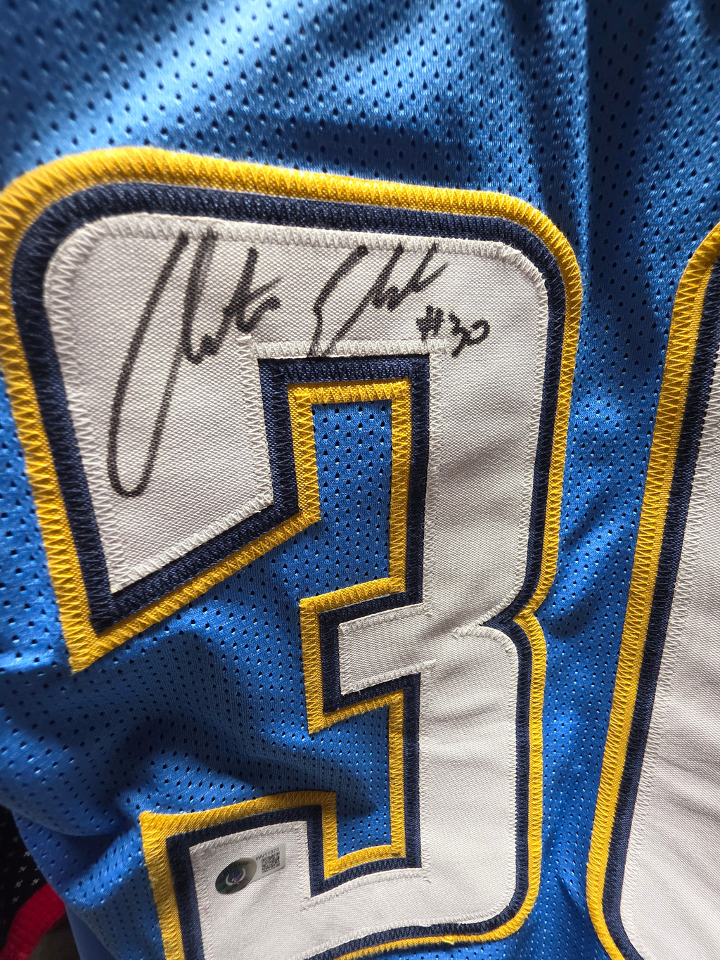 Austin Ekeler Autograph / Signed Los Angeles Chargers Football Jersey Beckett Witnessed COA