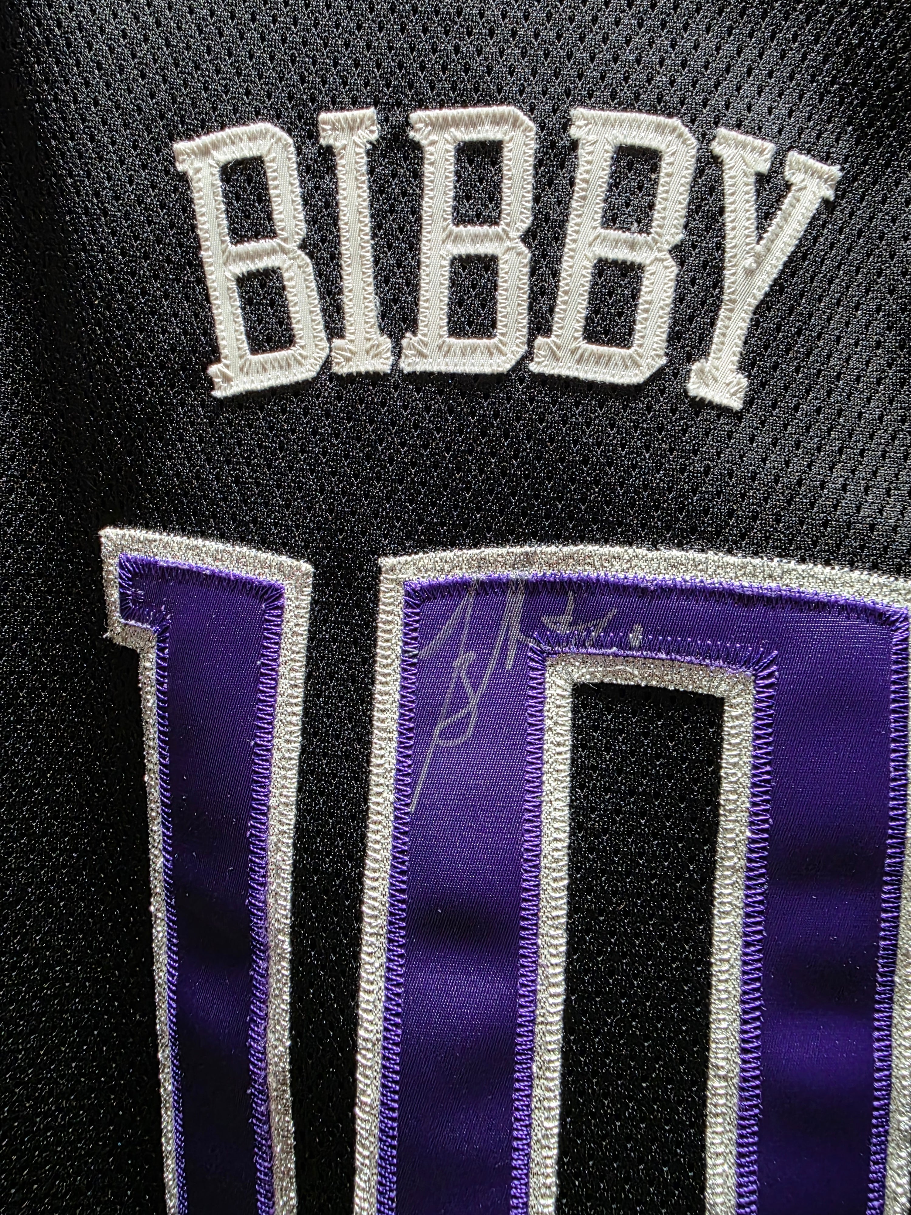 Mike Bibby Signed Sacramento Kings Reebok Basketball Jersey Autograph Authentic