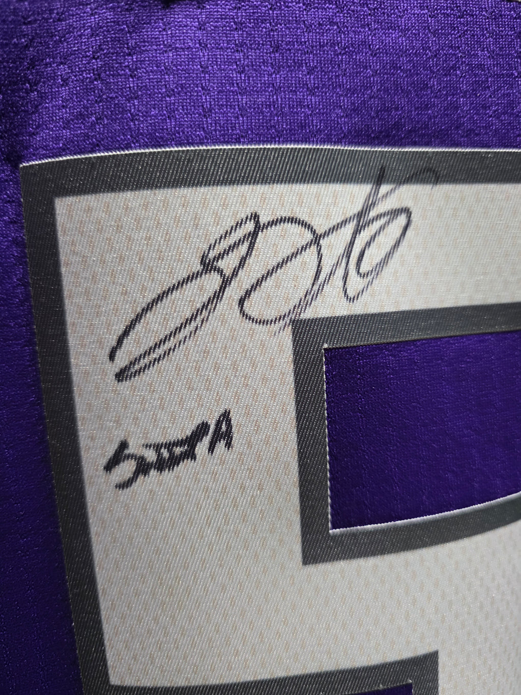Adidas NBA De'Aaron Fox Basketball Jersey Signed Sacramento Kings Autograph