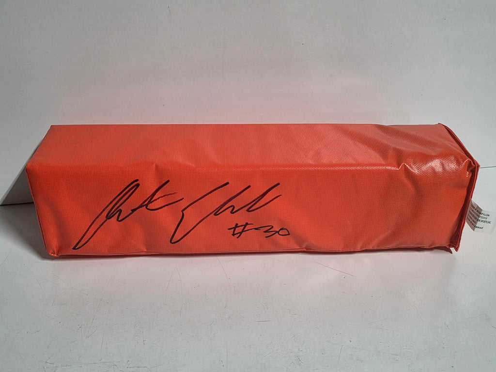Austin Ekeler Signed Football End Zone Pylon Autograph Chargers NFL Collectible