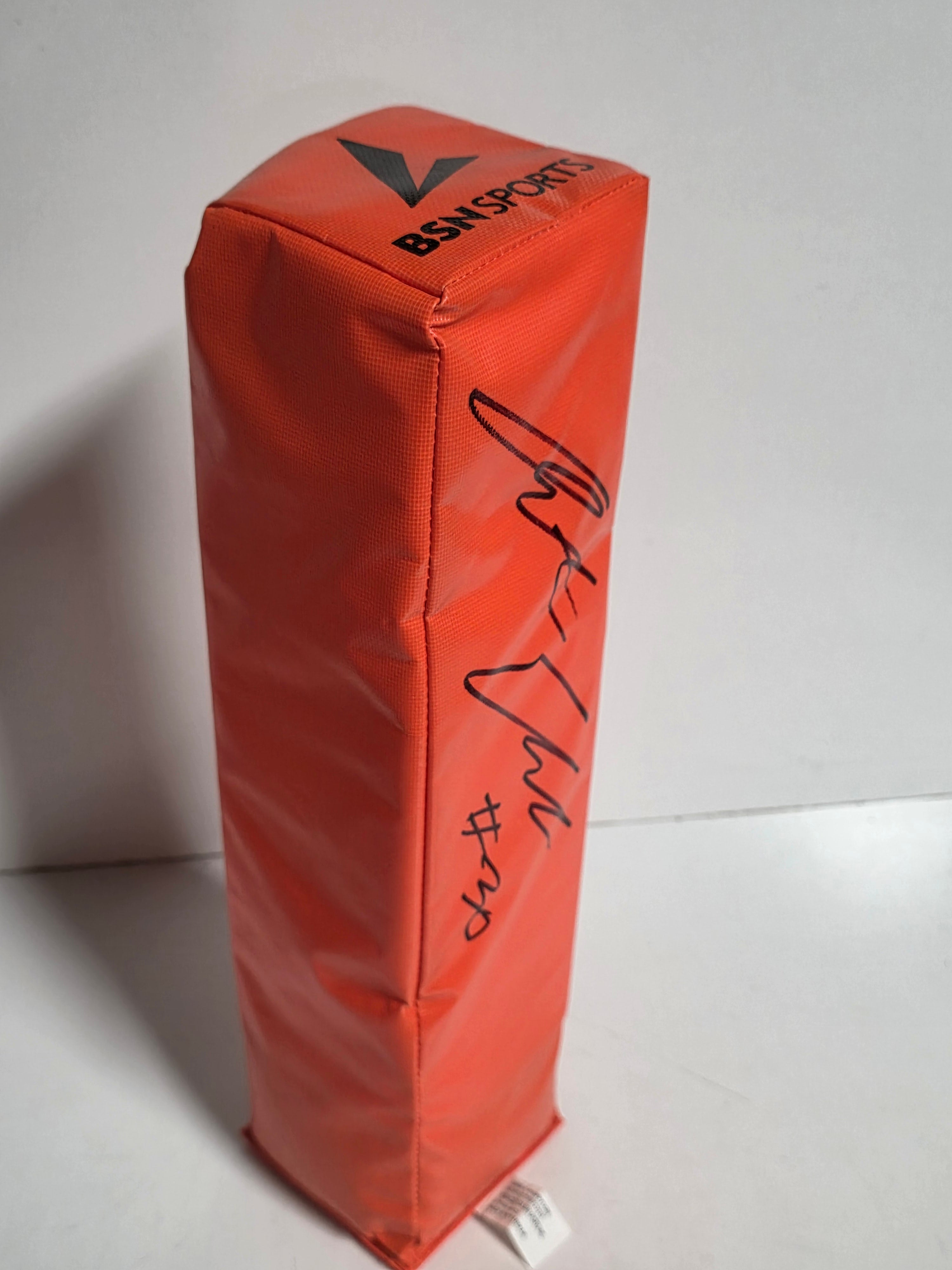 Austin Ekeler Signed Football End Zone Pylon Autograph Chargers NFL Collectible
