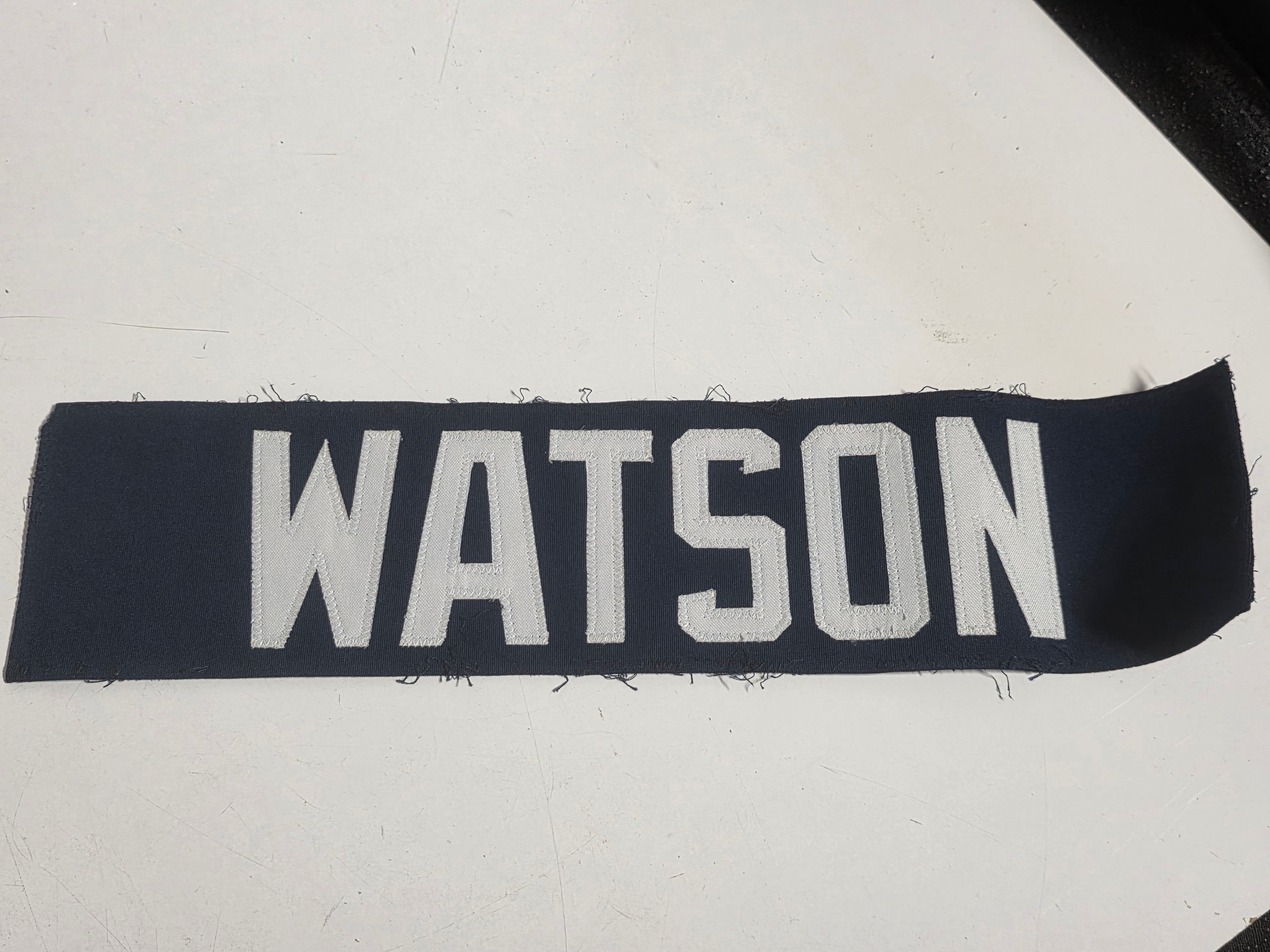 Deshaun Watson NFL Football Jersey Nameplate Patch Sew On Fabric Collectible