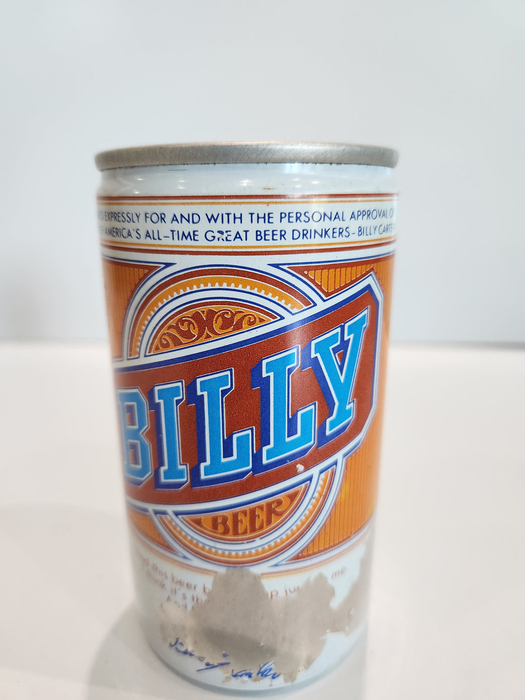 Vintage Billy Beer Pull Tab Can Falls City Brewing Louisville KY Jimmy Carter